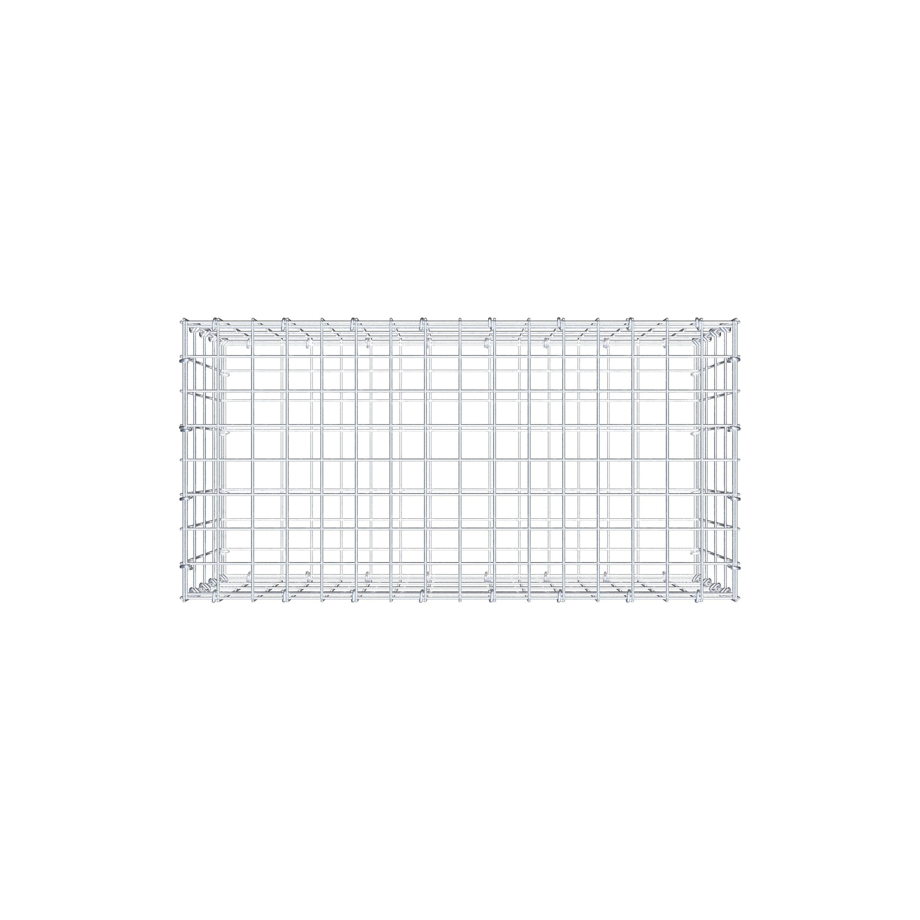 Gabion 80 cm x 40 cm x 40 cm (L x H x D), maskestørrelse 5 cm x 10 cm, C-ring