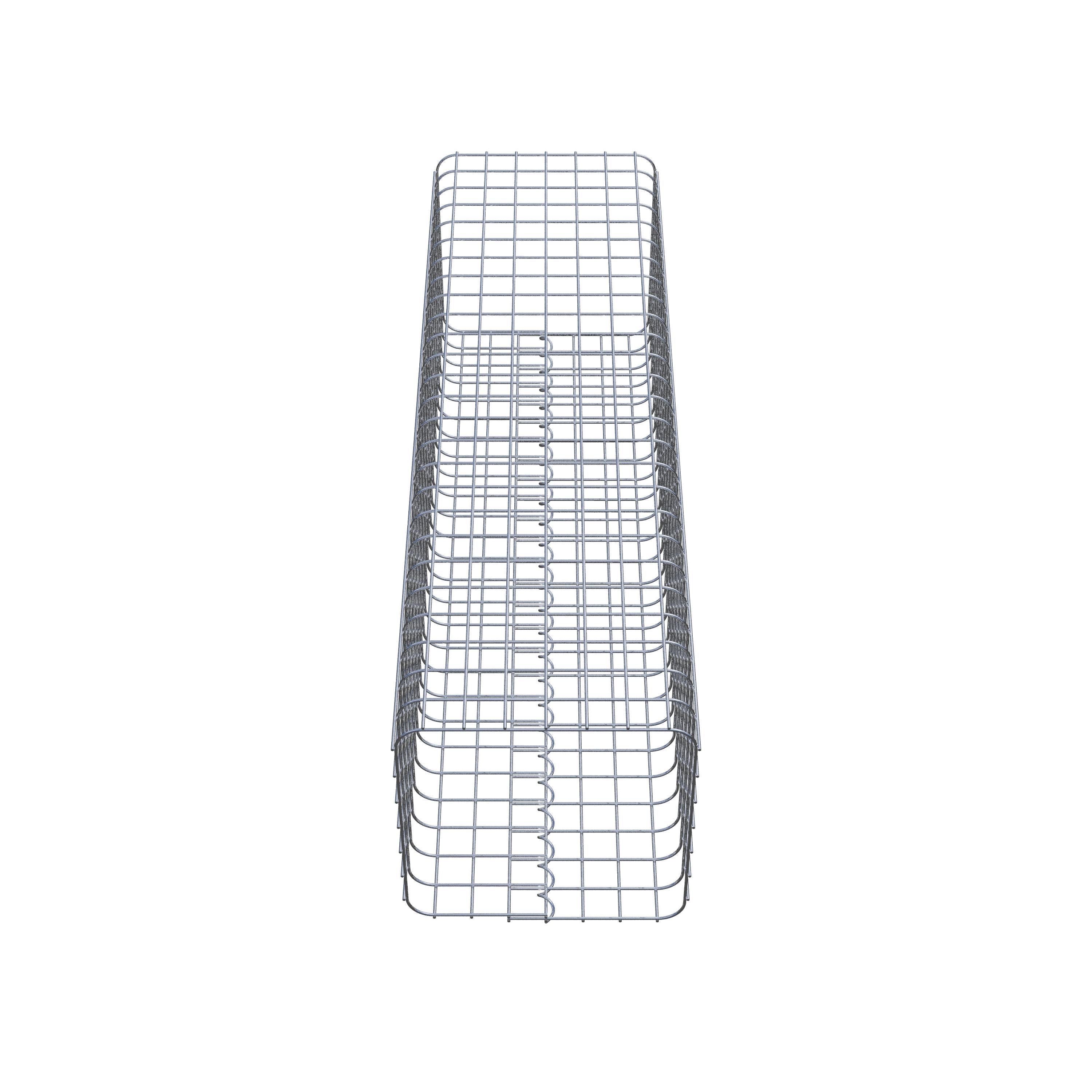 Gabionpelare 42 x 42 cm MW 5 x 5 cm kvadrat