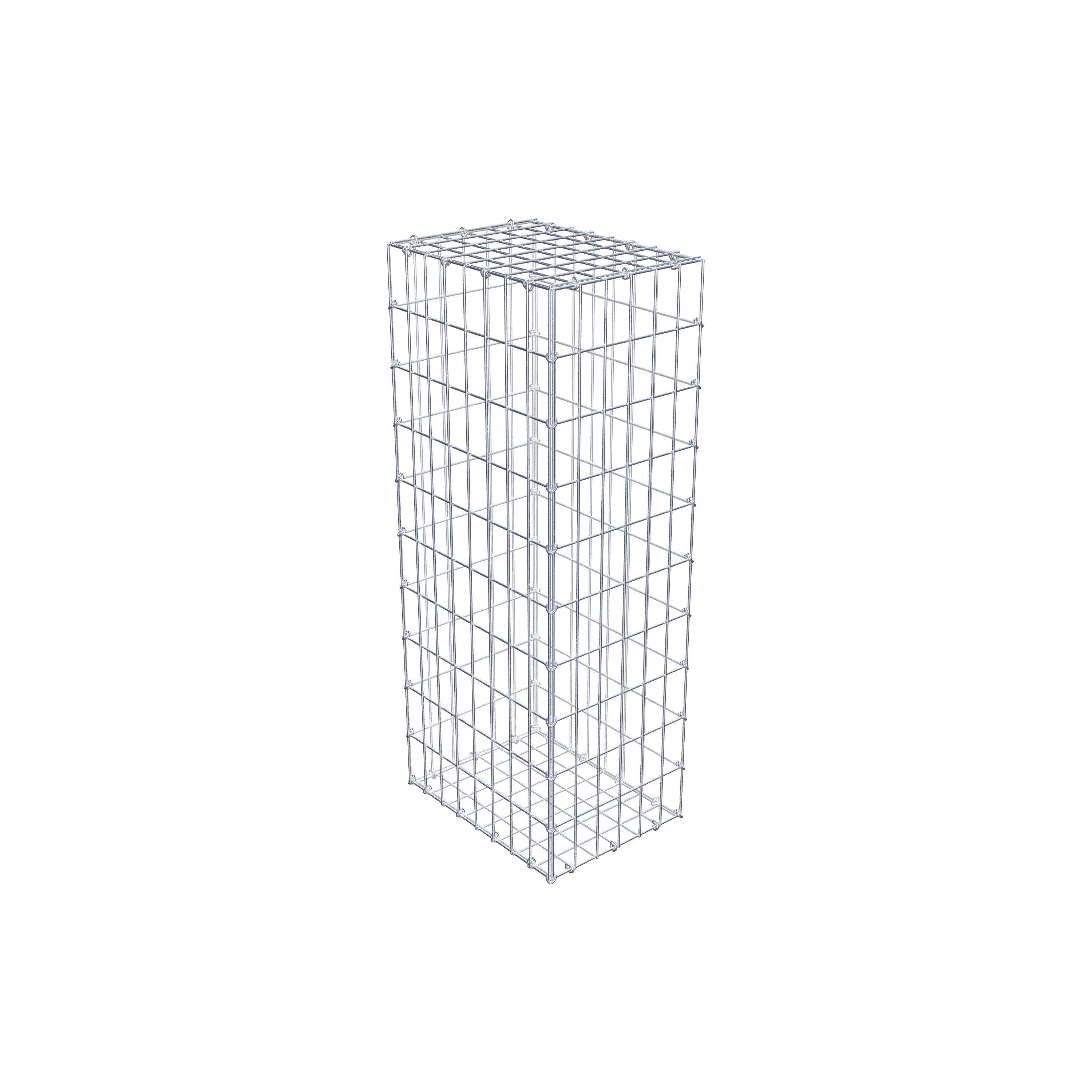 Gabione 100 cm x 40 cm x 30 cm (L x H x T), Maschenweite 5 cm x 10 cm, C-Ring