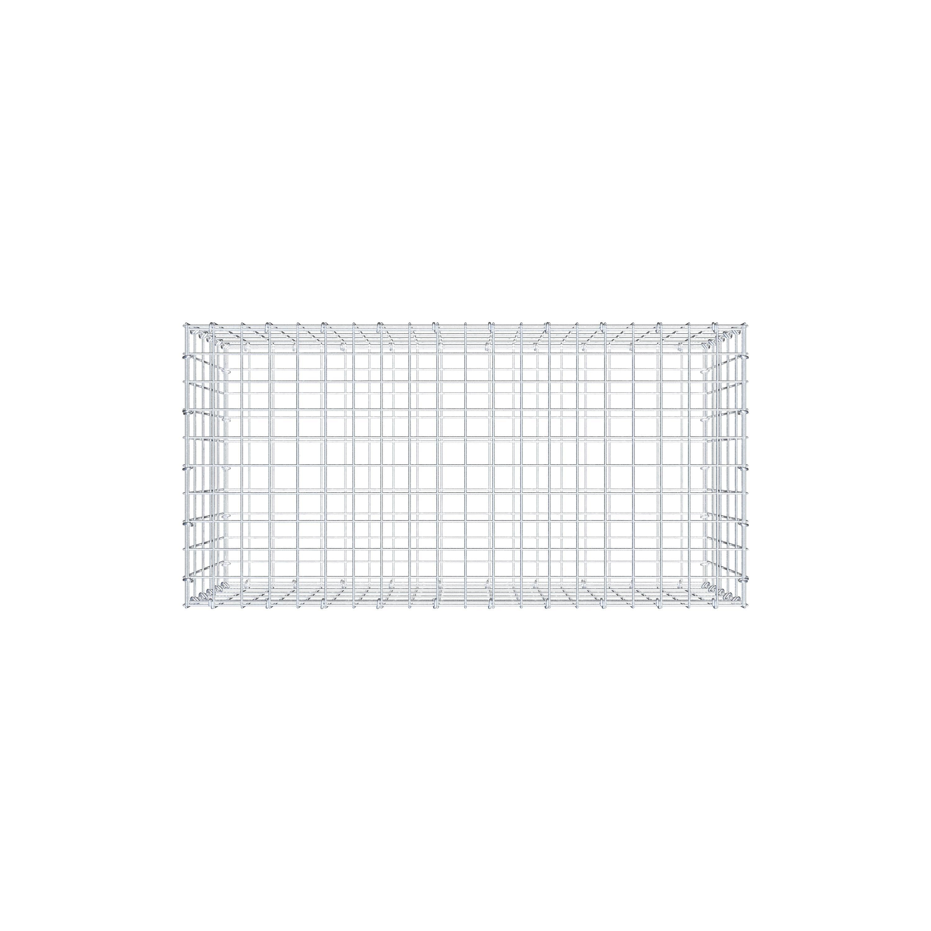 Gabion 100 cm x 50 cm x 50 cm (L x H x D), mesh size 5 cm x 10 cm, C-ring