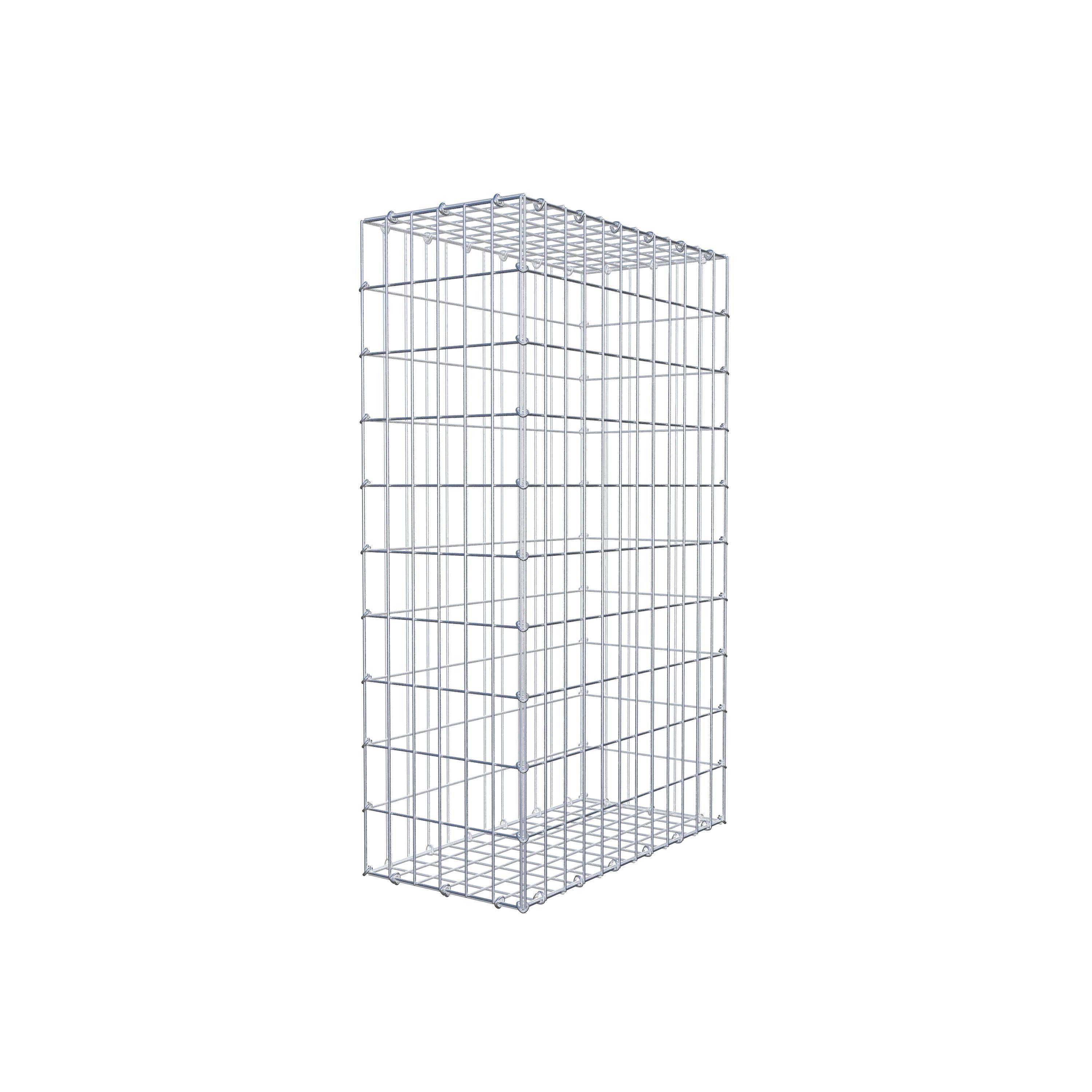 Gabione 100 cm x 60 cm x 30 cm (L x H x T), Maschenweite 5 cm x 10 cm, C-Ring