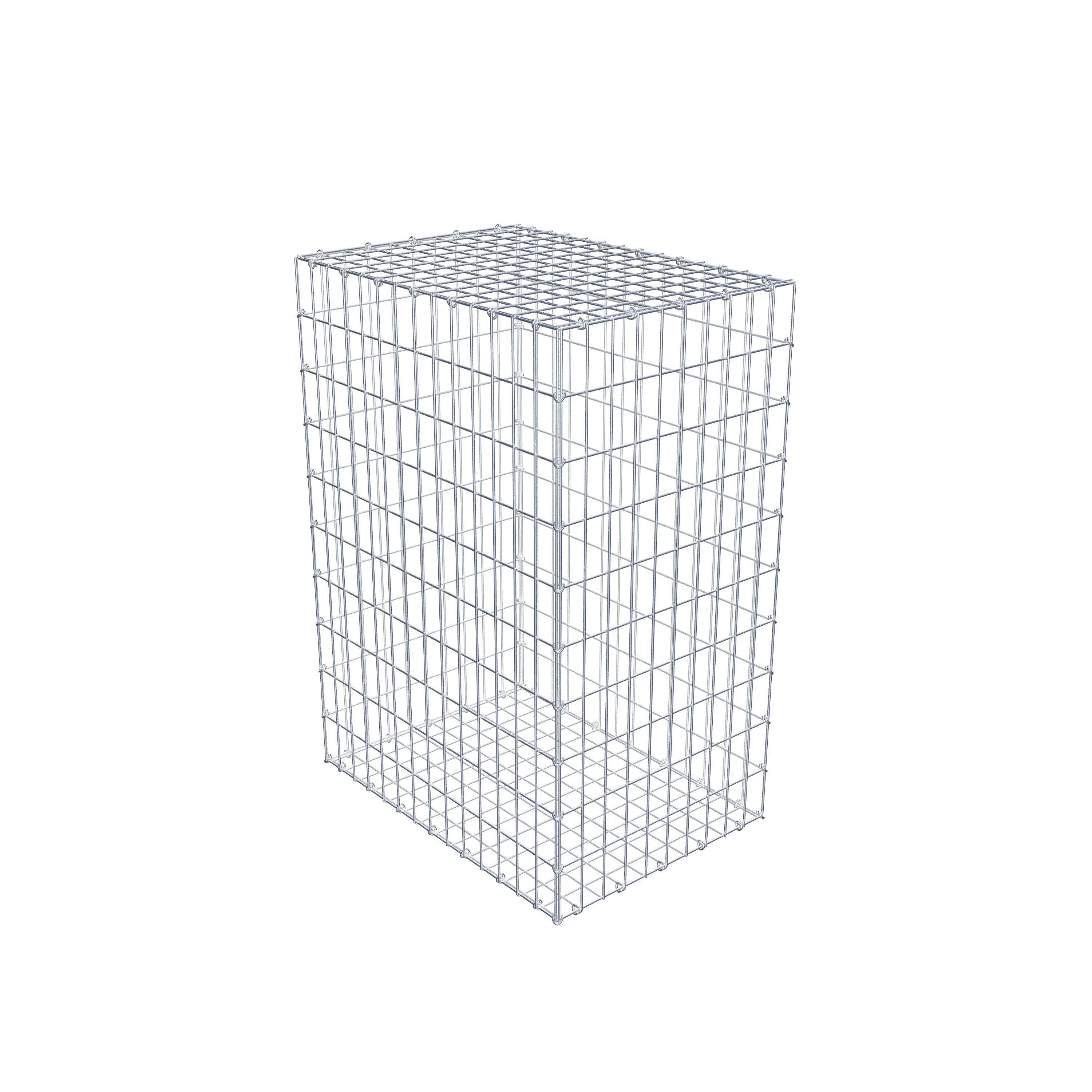 Schanskorf 100 cm x 70 cm x 50 cm (L x H x D), maaswijdte 5 cm x 10 cm, C-ring