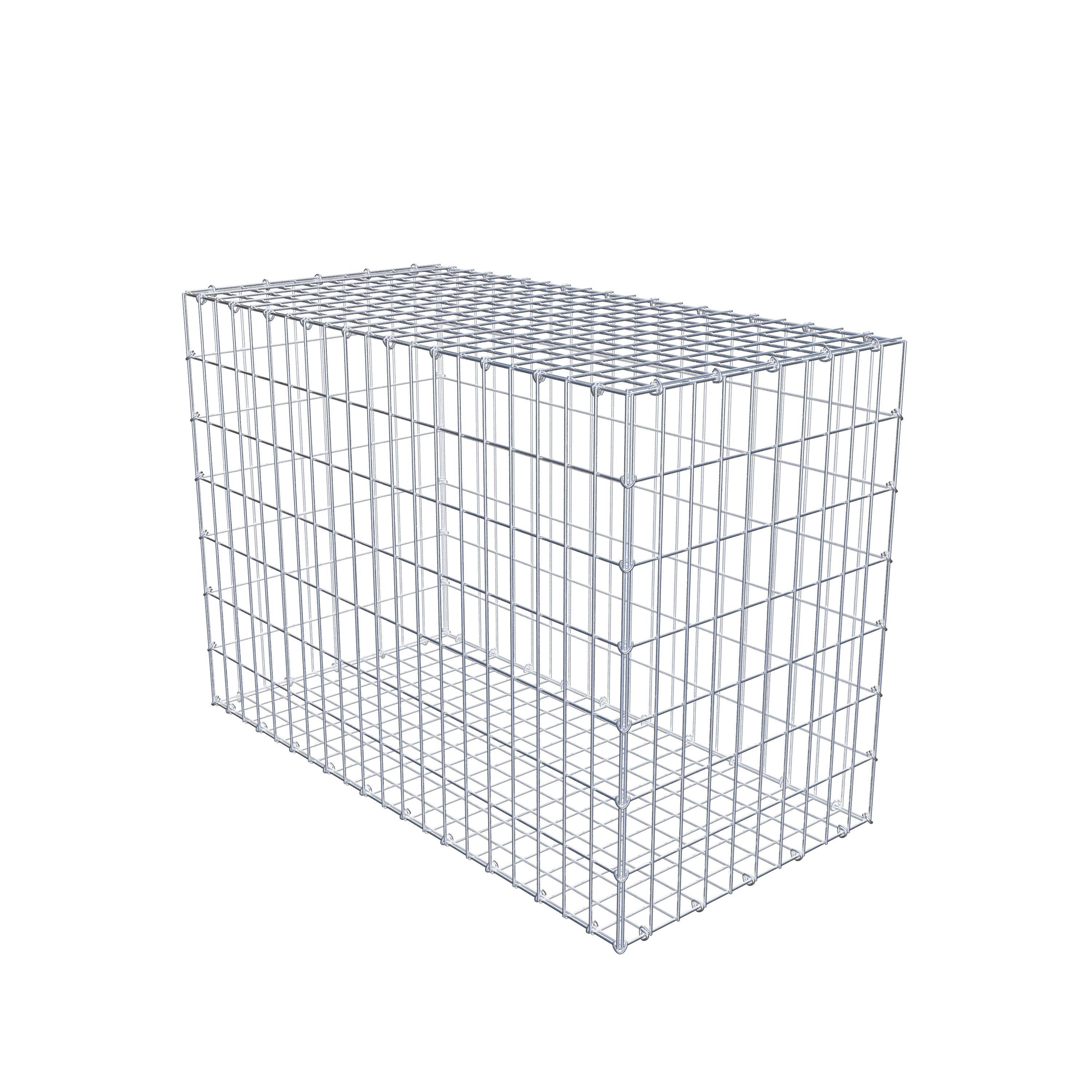 Schanskorf 100 cm x 70 cm x 50 cm (L x H x D), maaswijdte 5 cm x 10 cm, C-ring