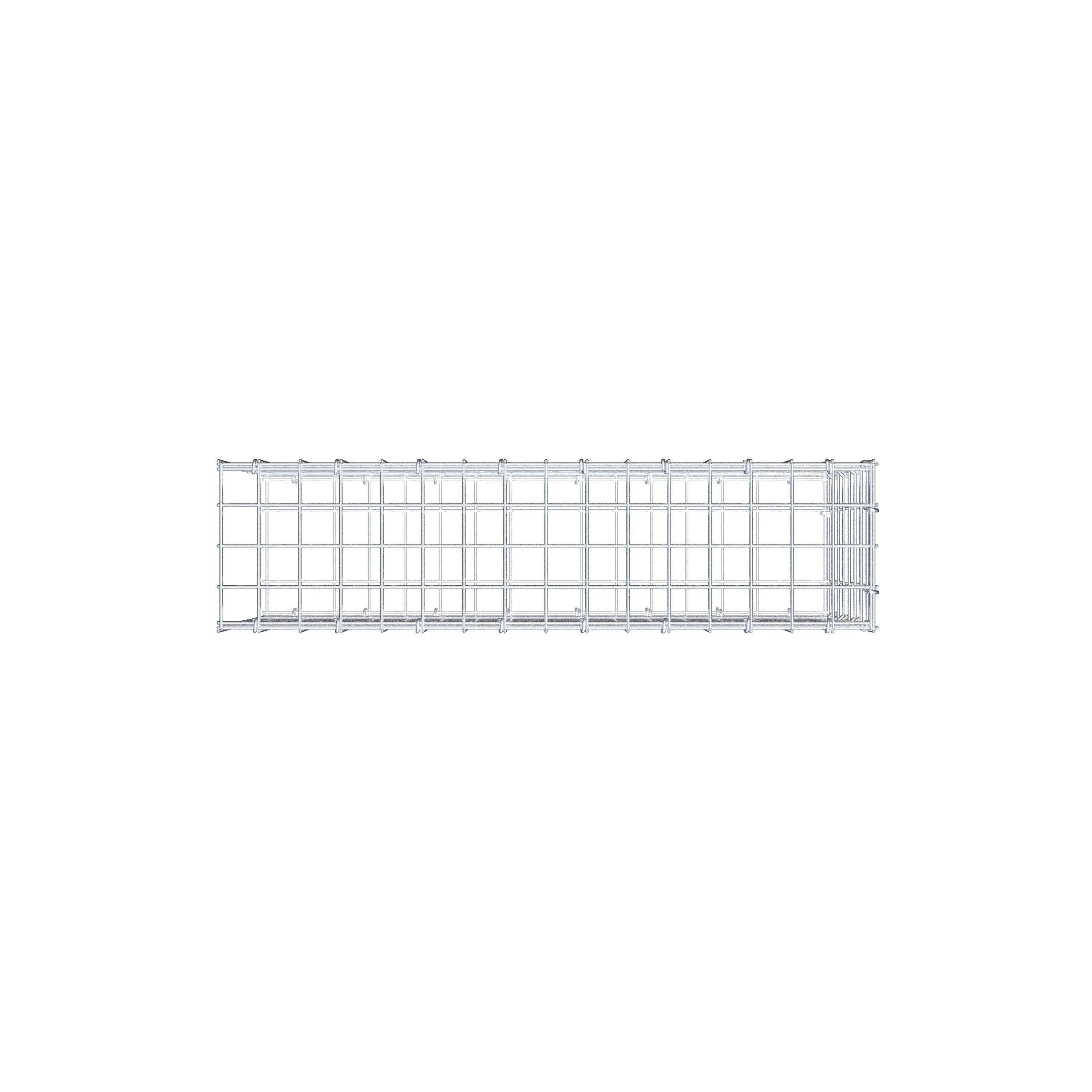Gabião Tipo 2 80 cm x 40 cm x 20 cm (C x A x P), malhagem 5 cm x 5 cm, anel C