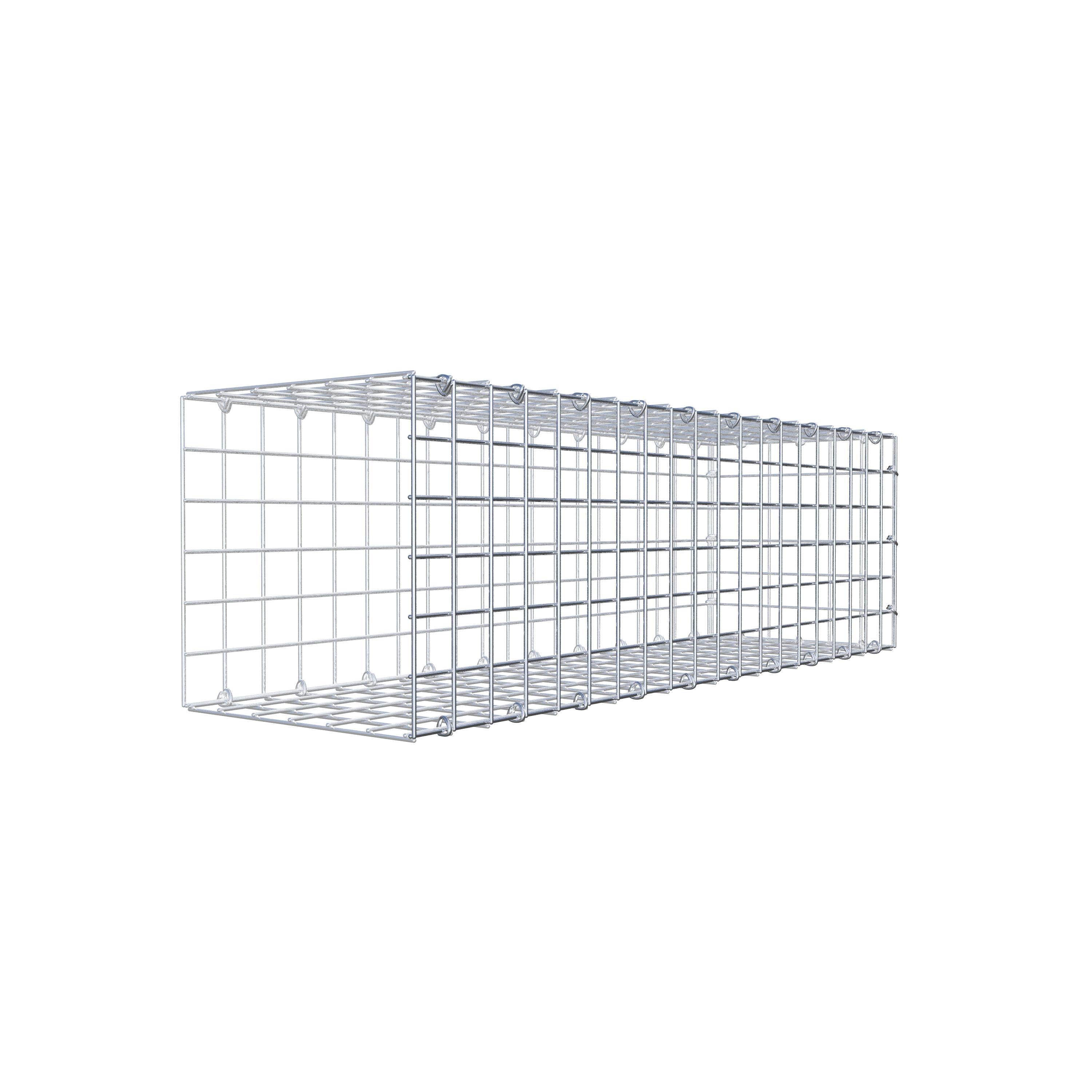 Gabião Tipo 2 100 cm x 30 cm x 30 cm (C x A x P), malhagem 5 cm x 5 cm, anel C