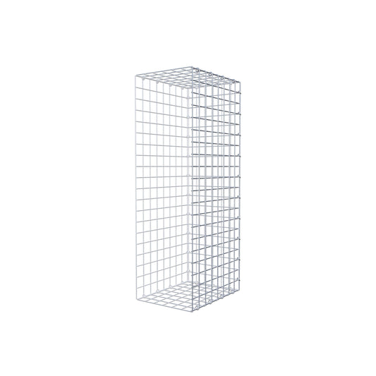 Monteret gabion type 2 100 cm x 40 cm x 30 cm (L x H x D), maskestørrelse 5 cm x 5 cm, C-ring