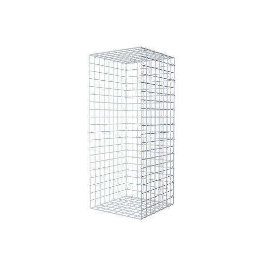 Monteret gabion type 2 100 cm x 40 cm x 40 cm (L x H x D), maskestørrelse 5 cm x 5 cm, C-ring