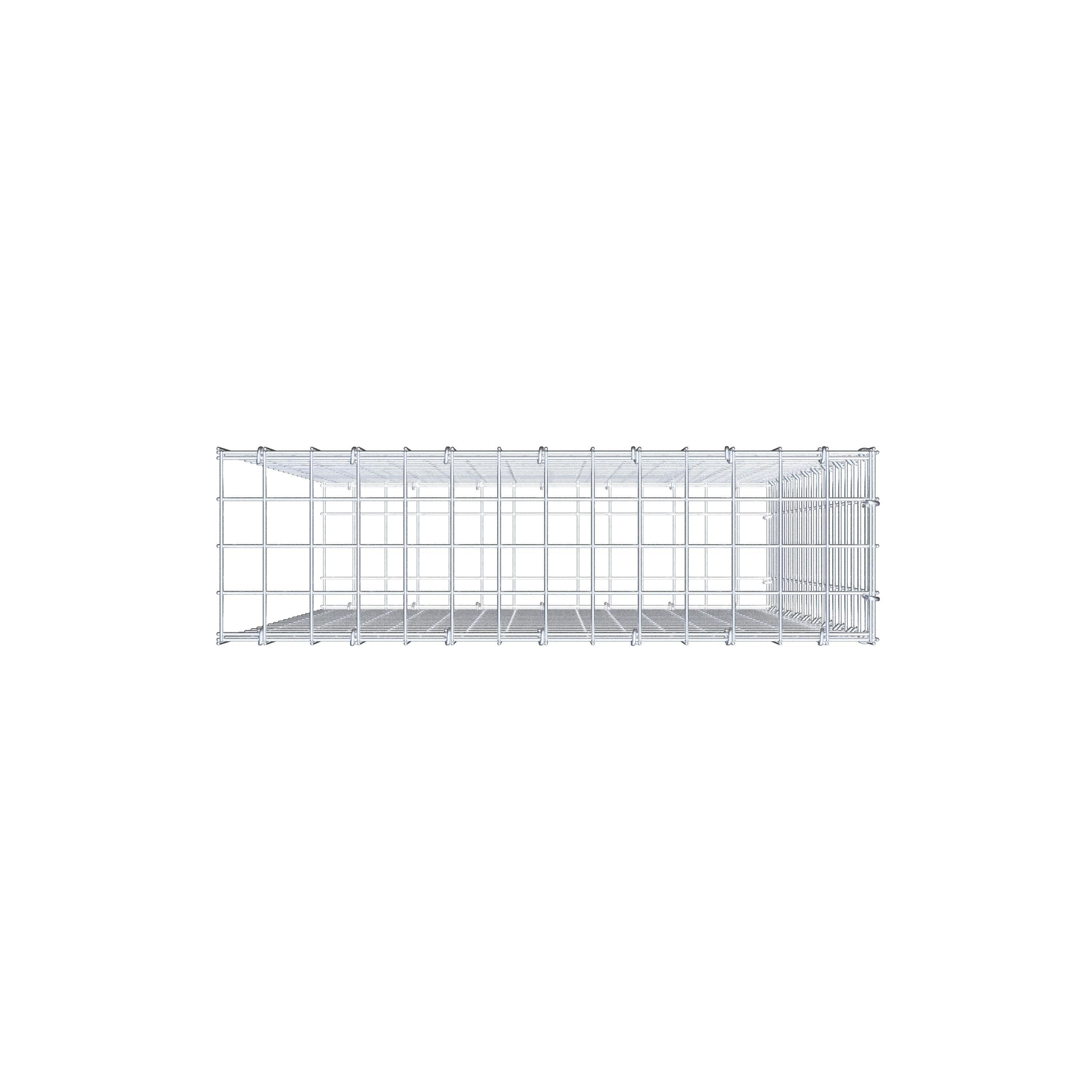 Gabião Tipo 2 100 cm x 70 cm x 20 cm (C x A x P), malhagem 5 cm x 5 cm, anel C