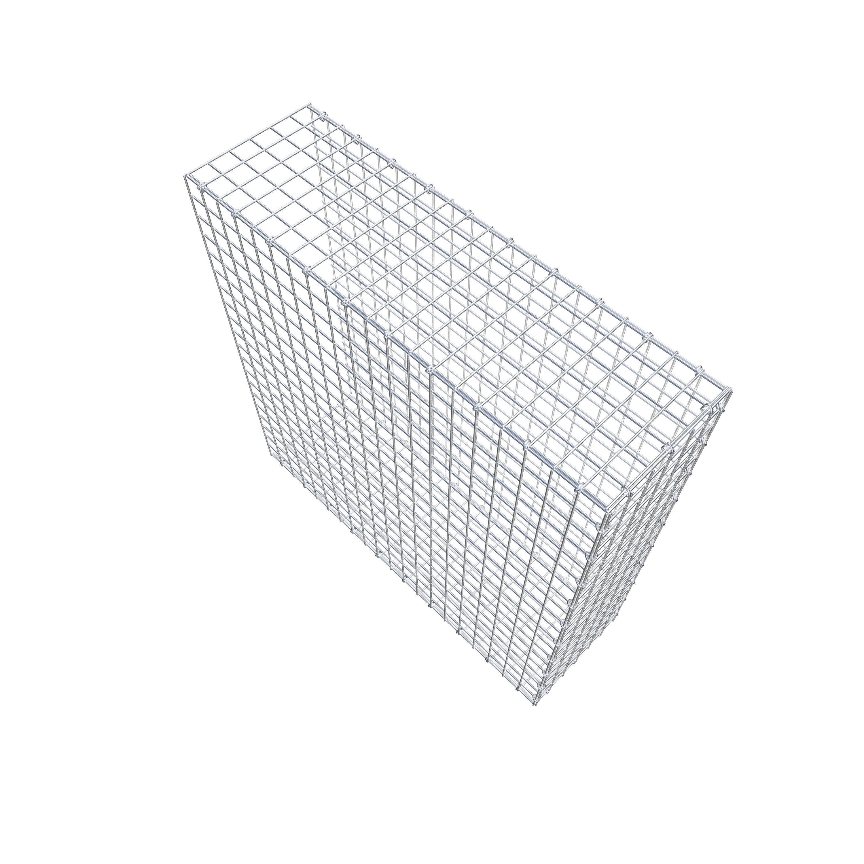 Fourche rapportée type 2 100 cm x 100 cm x 30 cm (L x H x P), mailles 5 cm x 5 cm, anneau C