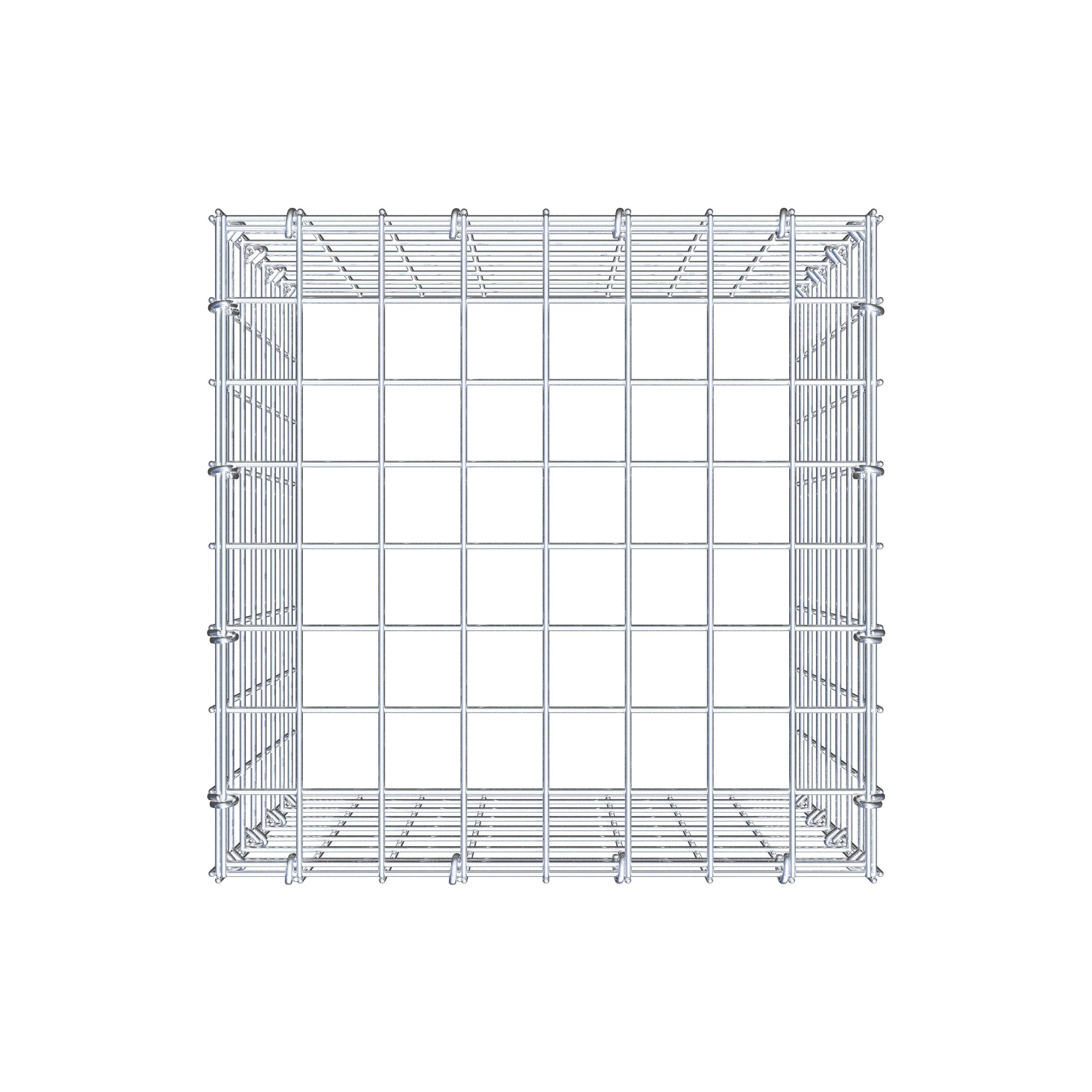 Gabião Tipo 3 40 cm x 40 cm x 40 cm (C x A x P), malhagem 5 cm x 5 cm, anel C