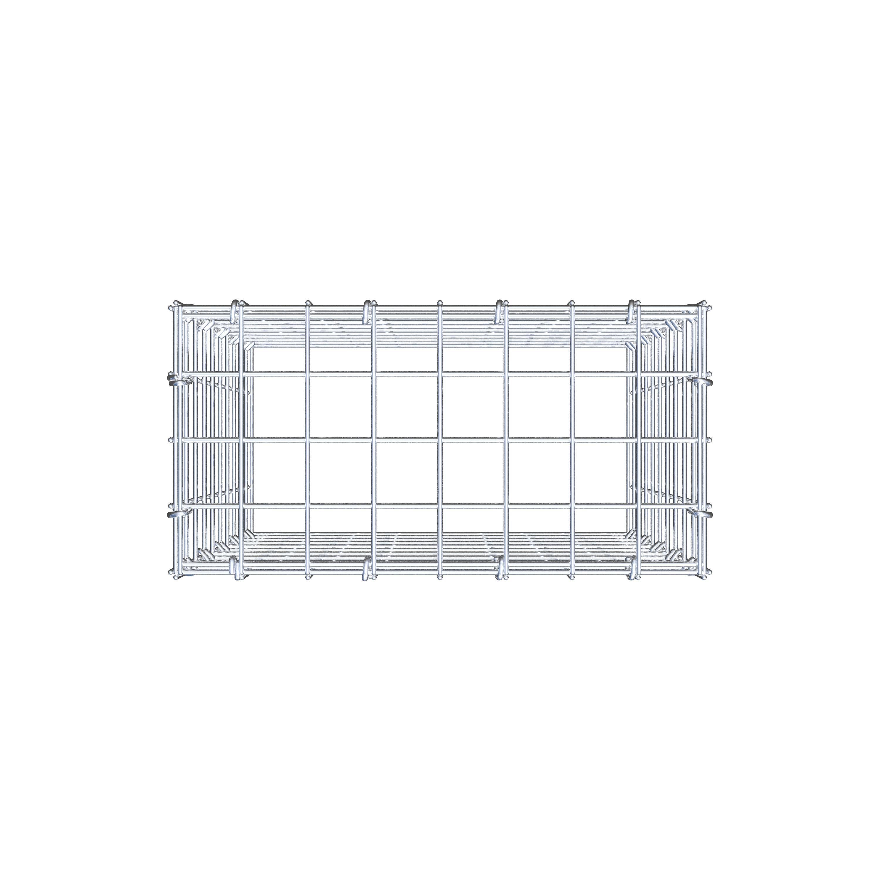 Tilläggspåle typ 3 50 cm x 40 cm x 20 cm (L x H x D), maskstorlek 5 cm x 5 cm, C-ring