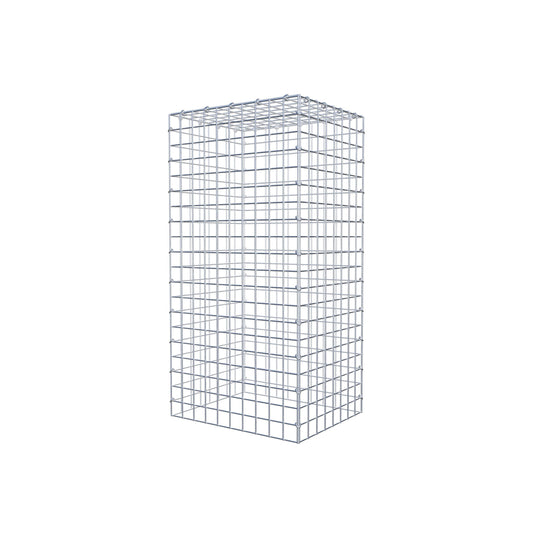 Monteret gabion type 3 100 cm x 40 cm x 50 cm (L x H x D), maskestørrelse 5 cm x 5 cm, C-ring