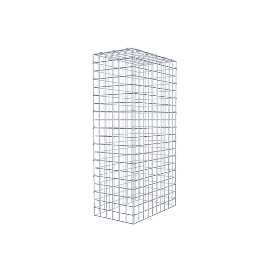 Monteret gabion type 3 100 cm x 50 cm x 30 cm (L x H x D), maskestørrelse 5 cm x 5 cm, C-ring
