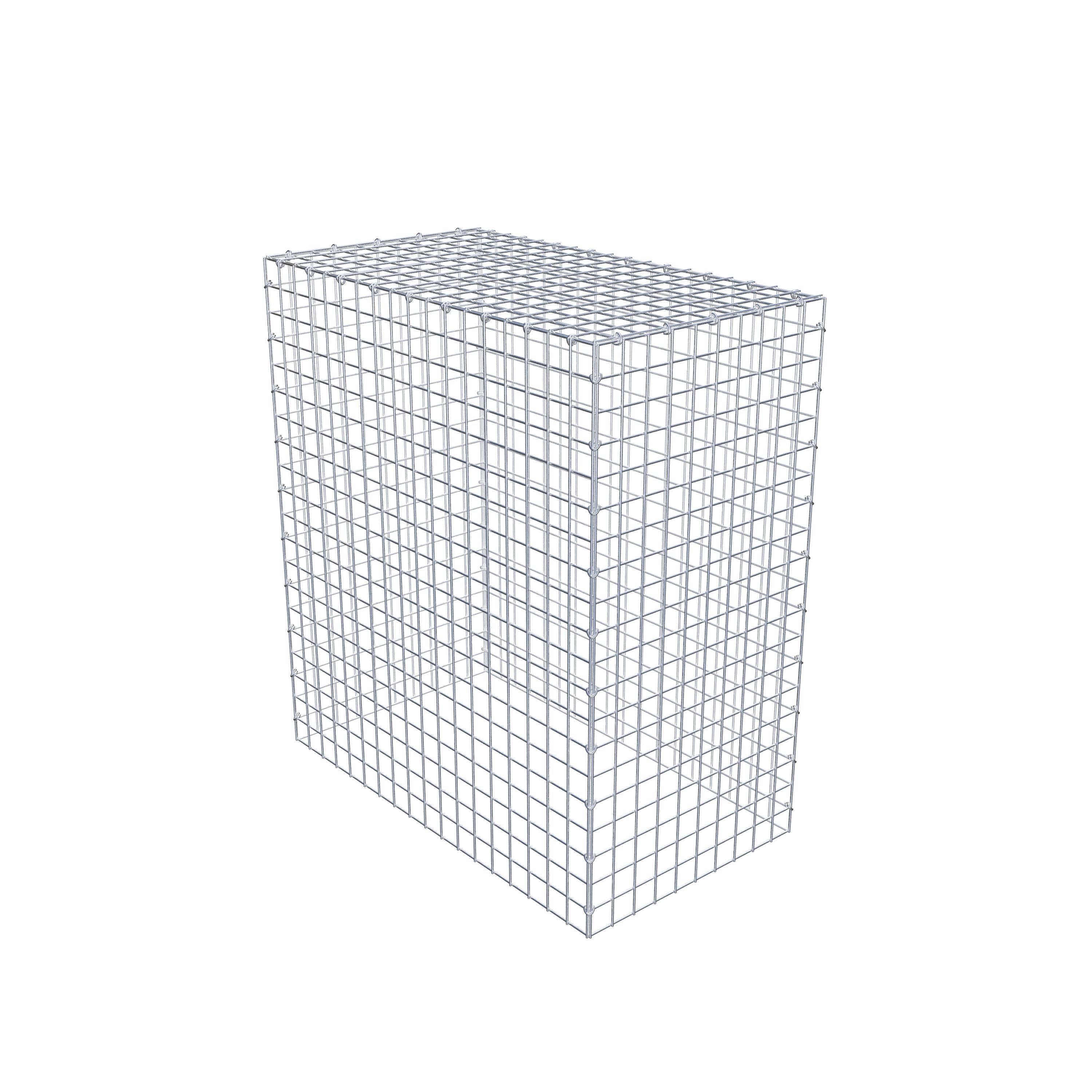 Typ 3 påbyggnadsgabion 100 cm x 90 cm x 50 cm (L x H x D), maskstorlek 5 cm x 5 cm, C-ring