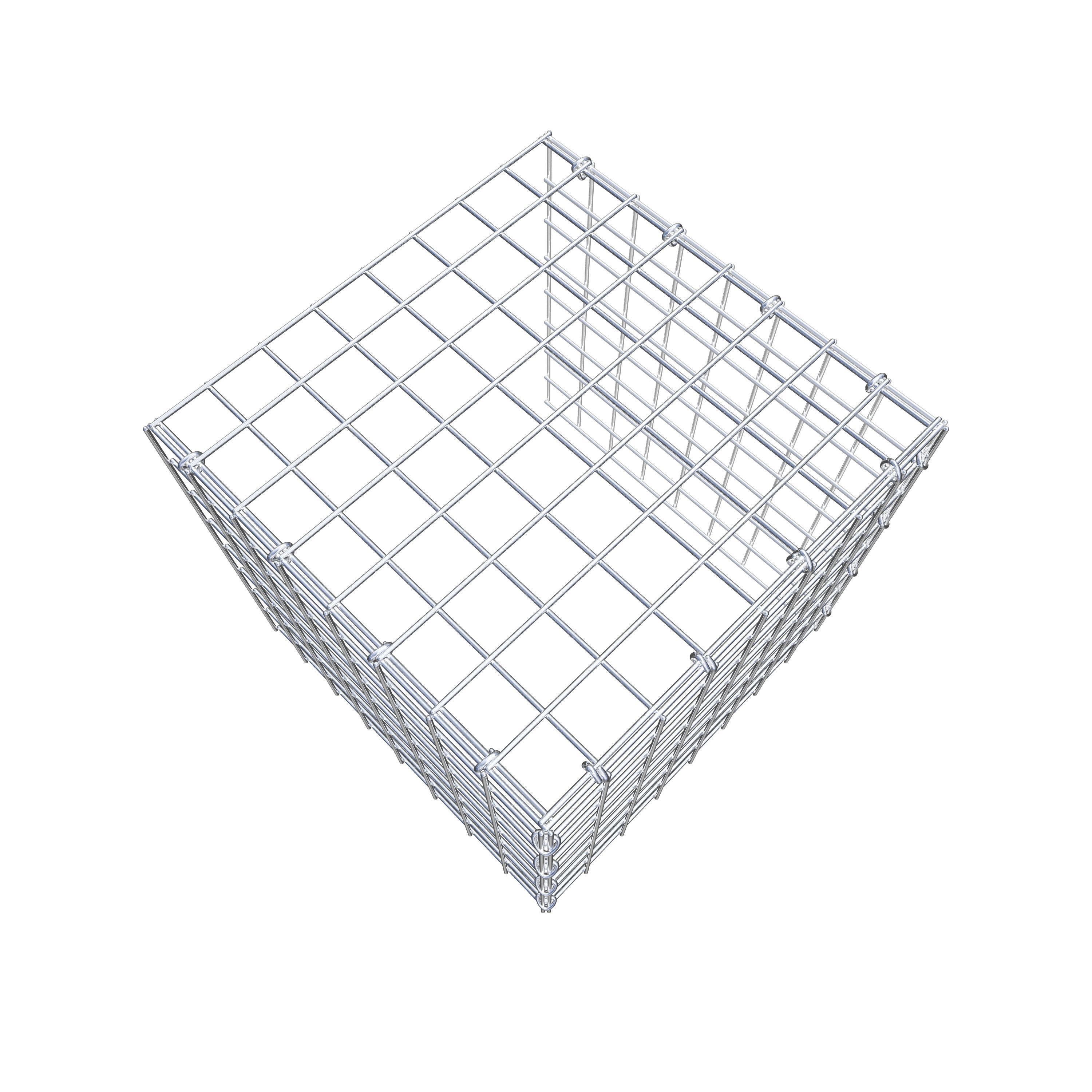 Add-on schanskorf type 4 40 cm x 40 cm x 40 cm (L x H x D), maaswijdte 5 cm x 5 cm, C-ring