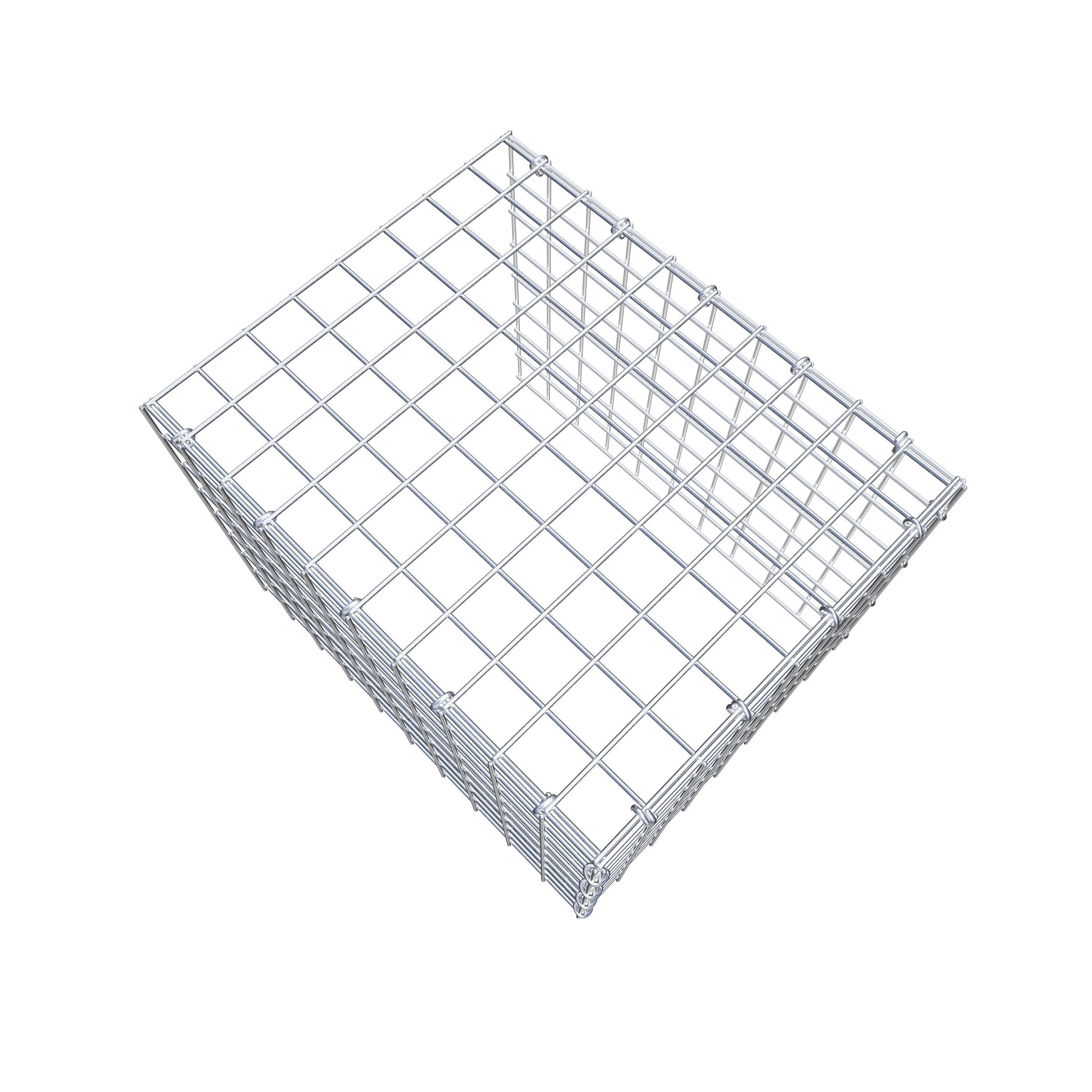 Gabião Tipo 4 50 cm x 40 cm x 40 cm (C x A x P), malhagem 5 cm x 5 cm, anel C