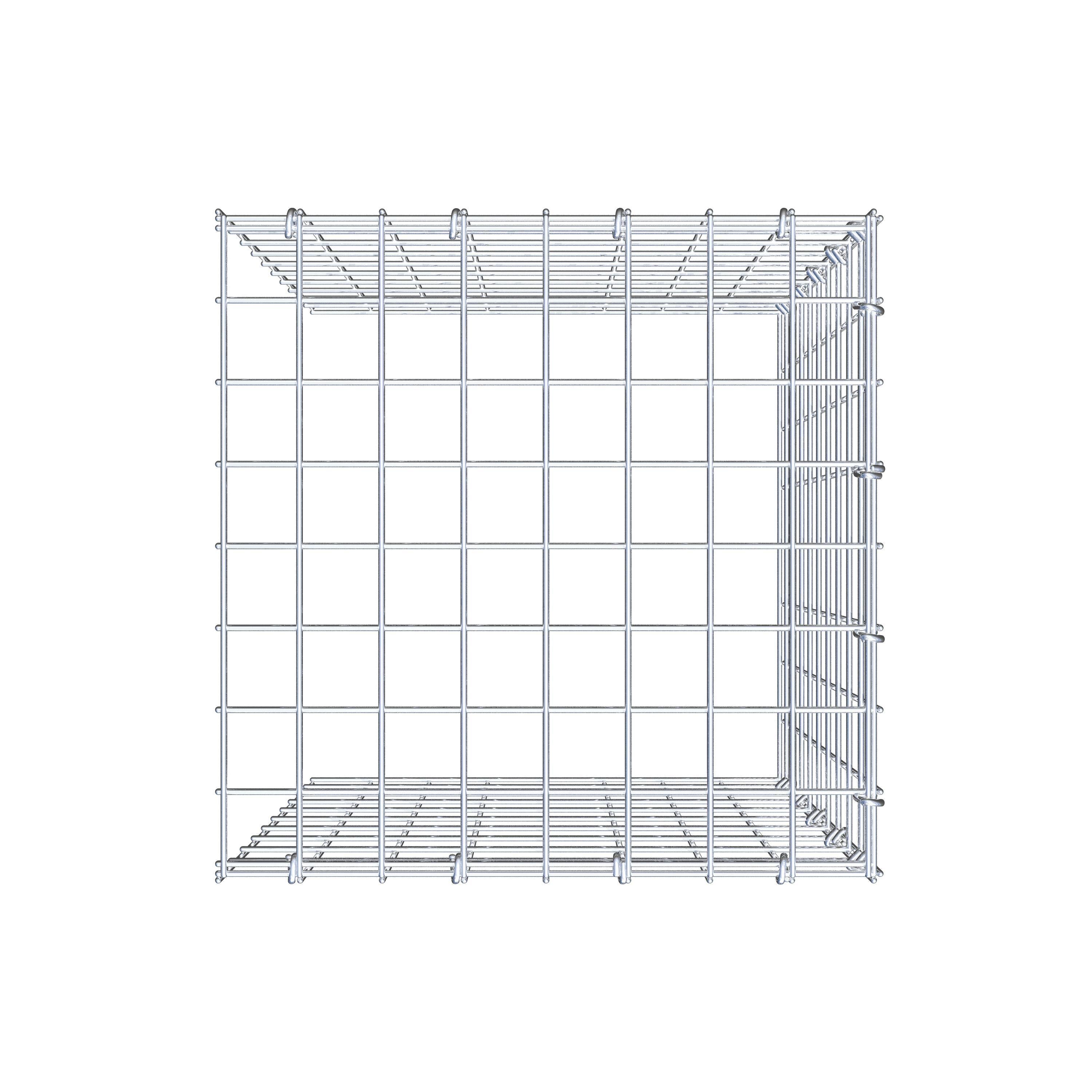 Gabião Tipo 4 50 cm x 40 cm x 40 cm (C x A x P), malhagem 5 cm x 5 cm, anel C