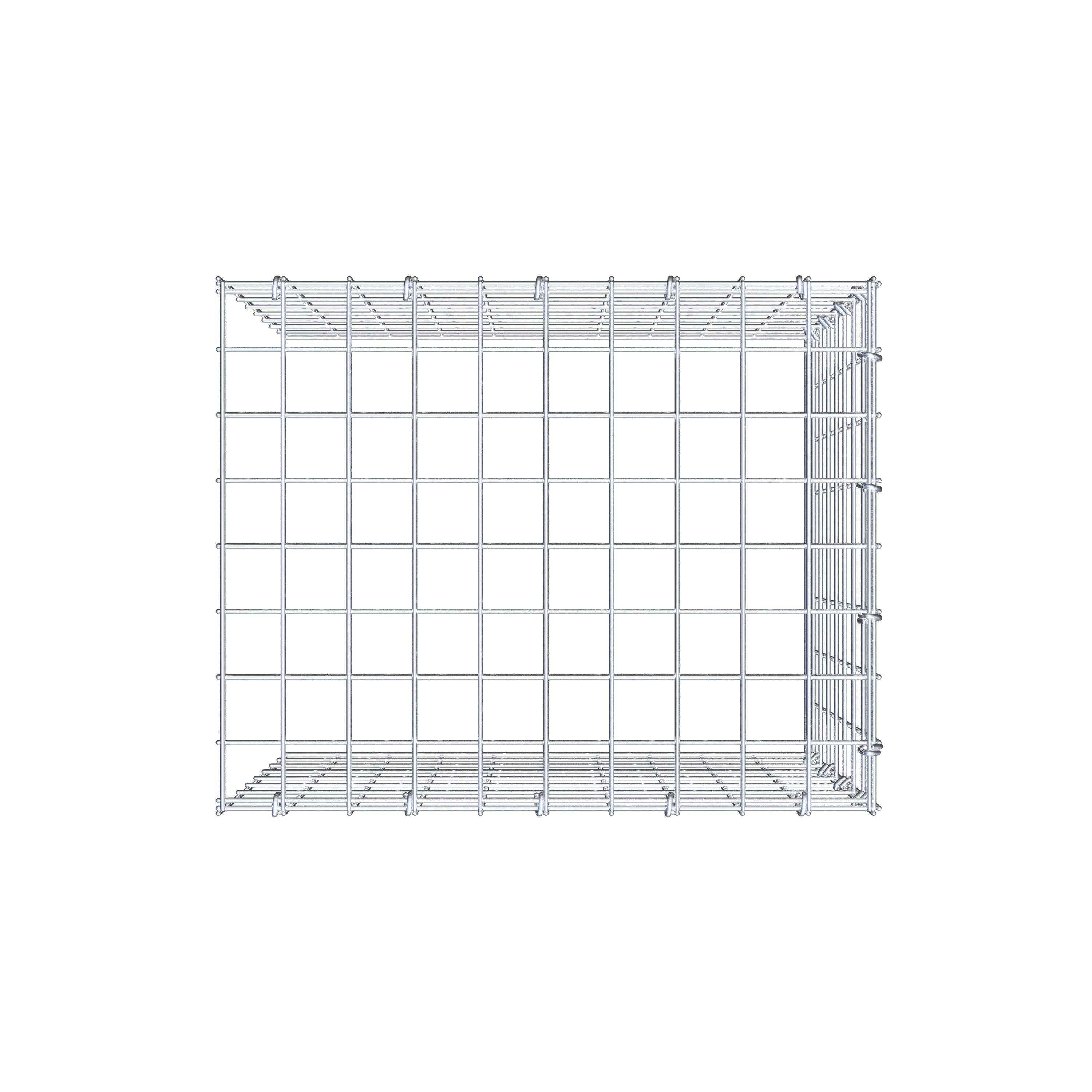 Gabião Tipo 4 50 cm x 40 cm x 40 cm (C x A x P), malhagem 5 cm x 5 cm, anel C