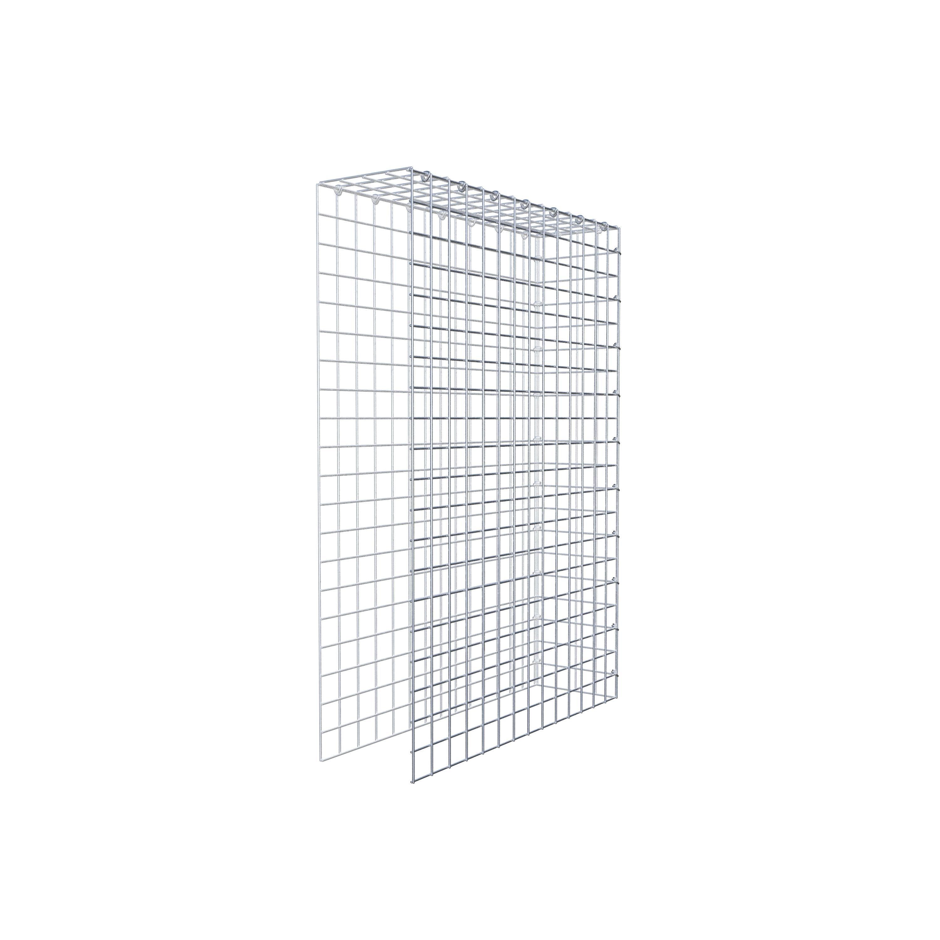 Gabião Tipo 4 100 cm x 70 cm x 20 cm (C x A x P), malhagem 5 cm x 5 cm, anel C
