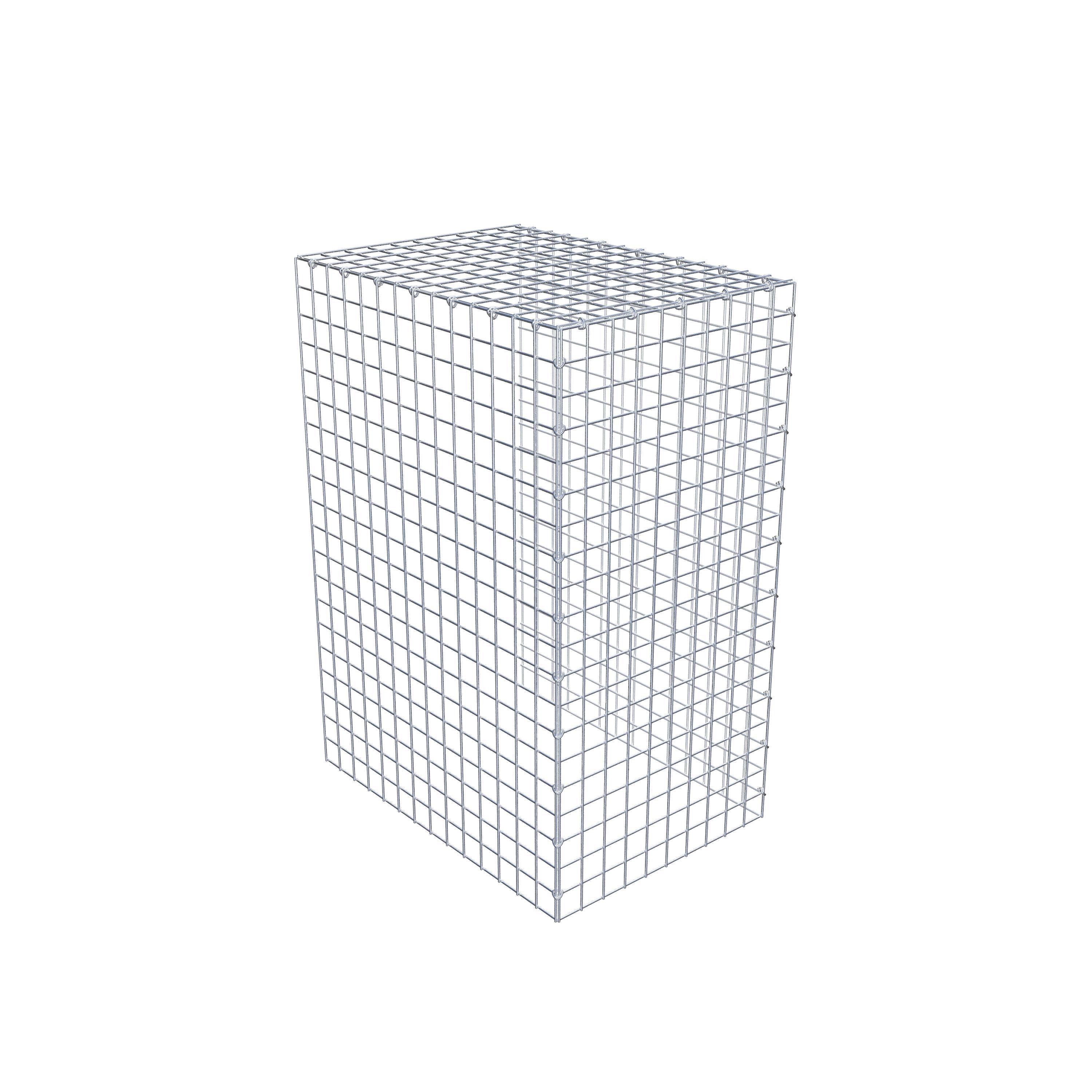 Gabião Tipo 4 100 cm x 70 cm x 50 cm (C x A x P), malhagem 5 cm x 5 cm, anel C