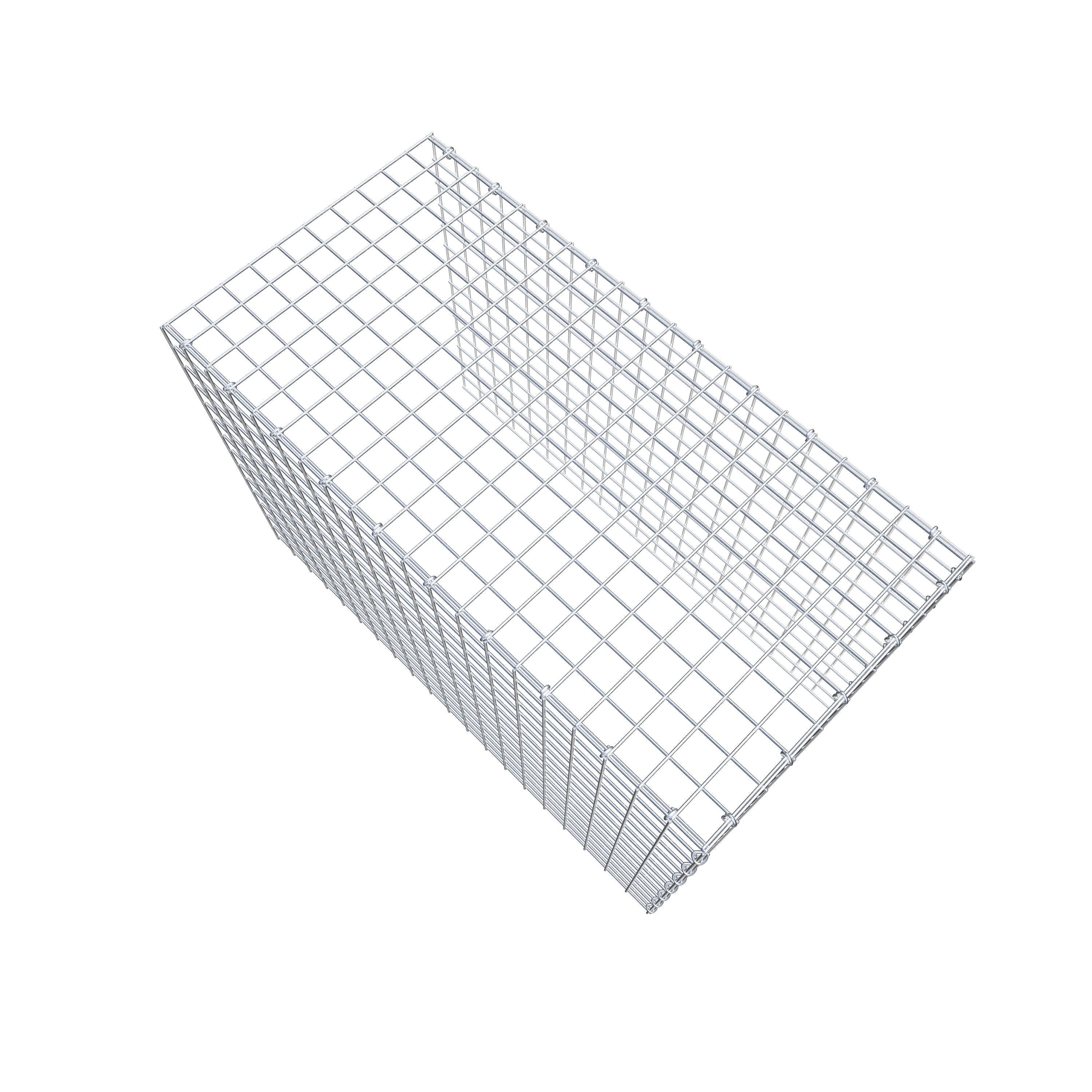 Gabião Tipo 4 100 cm x 70 cm x 50 cm (C x A x P), malhagem 5 cm x 5 cm, anel C