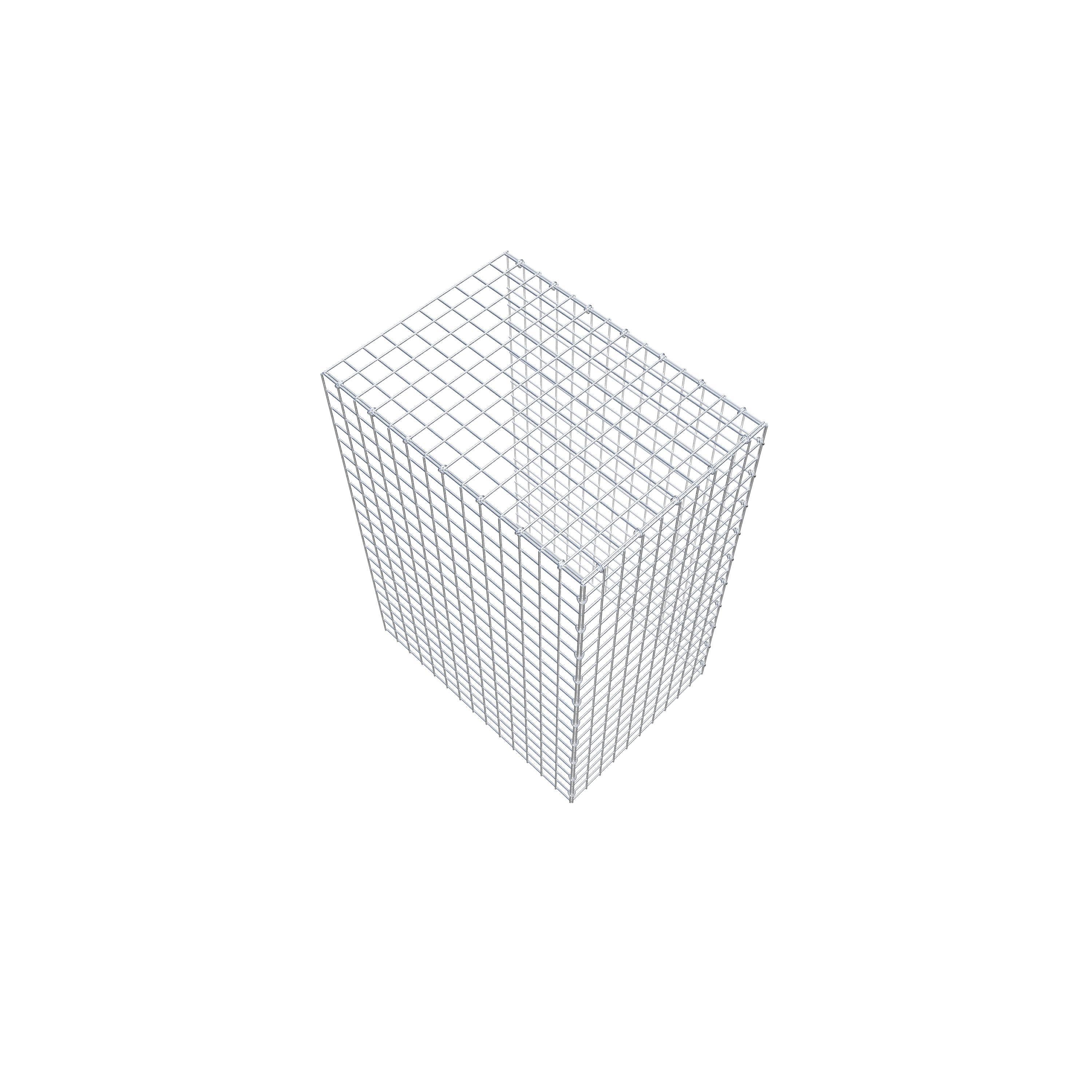 Gabião Tipo 4 100 cm x 70 cm x 50 cm (C x A x P), malhagem 5 cm x 5 cm, anel C