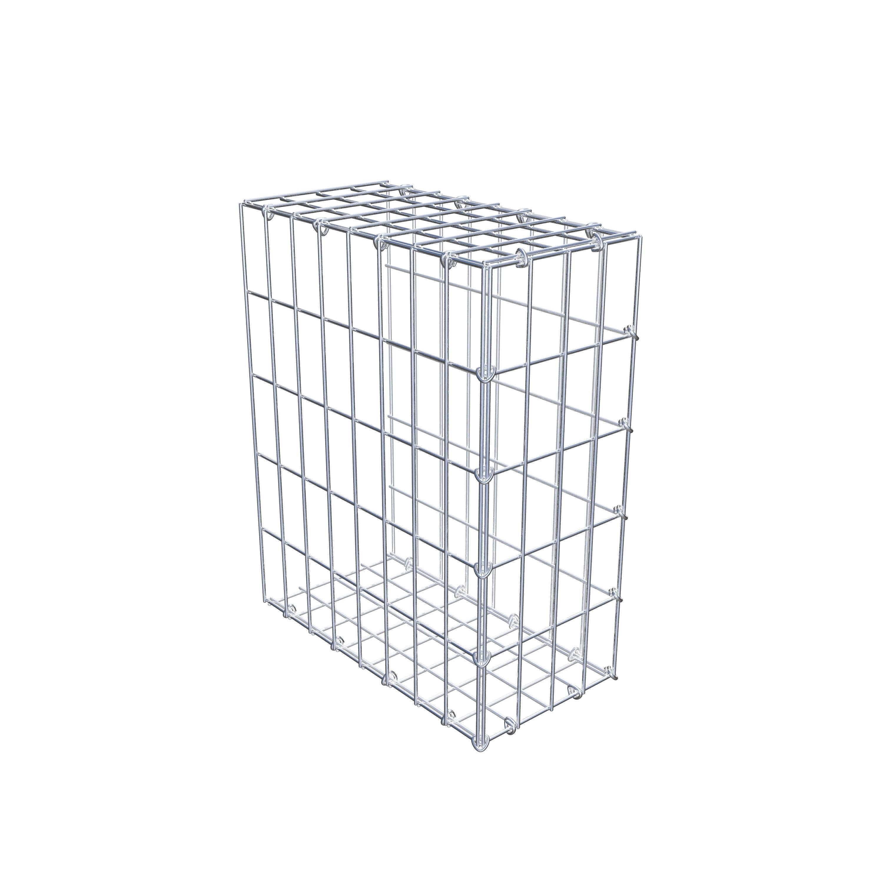 Pila adicional tipo 2 50 cm x 40 cm x 20 cm, malla 5 cm x 10 cm, anillo en C