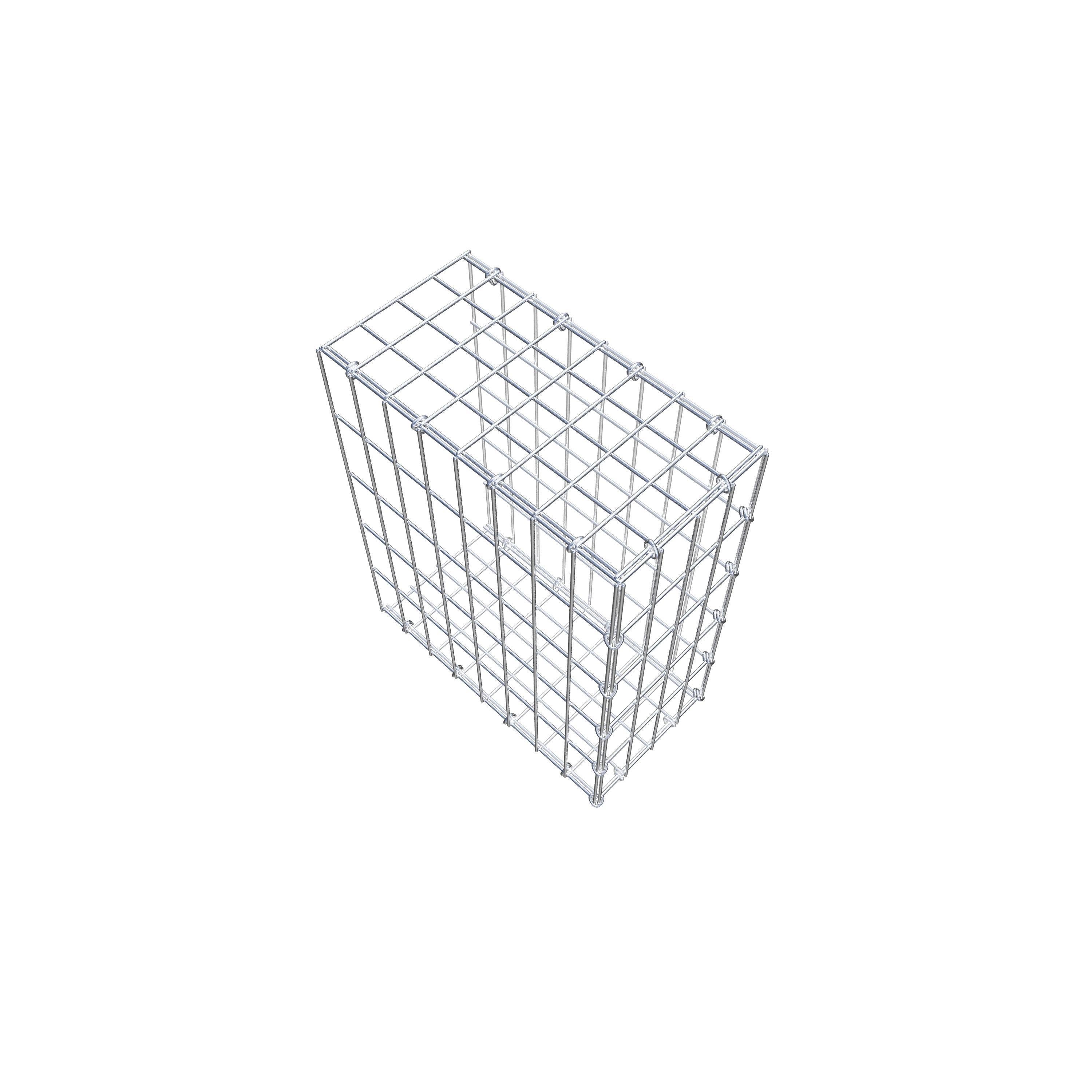 Pila adicional tipo 2 50 cm x 40 cm x 20 cm, malla 5 cm x 10 cm, anillo en C