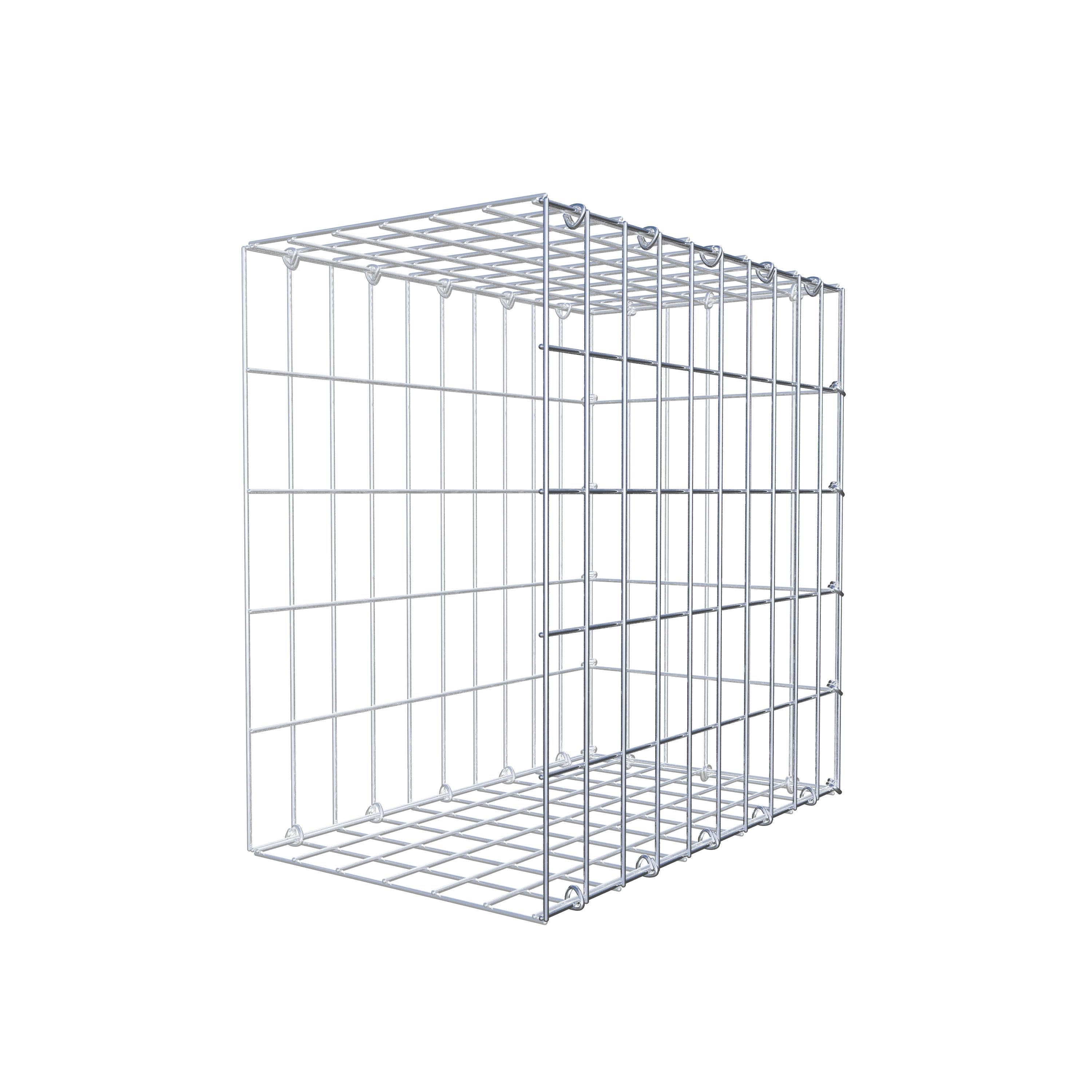 Pila adicional tipo 2 50 cm x 50 cm x 30 cm, malla 5 cm x 10 cm, anillo en C