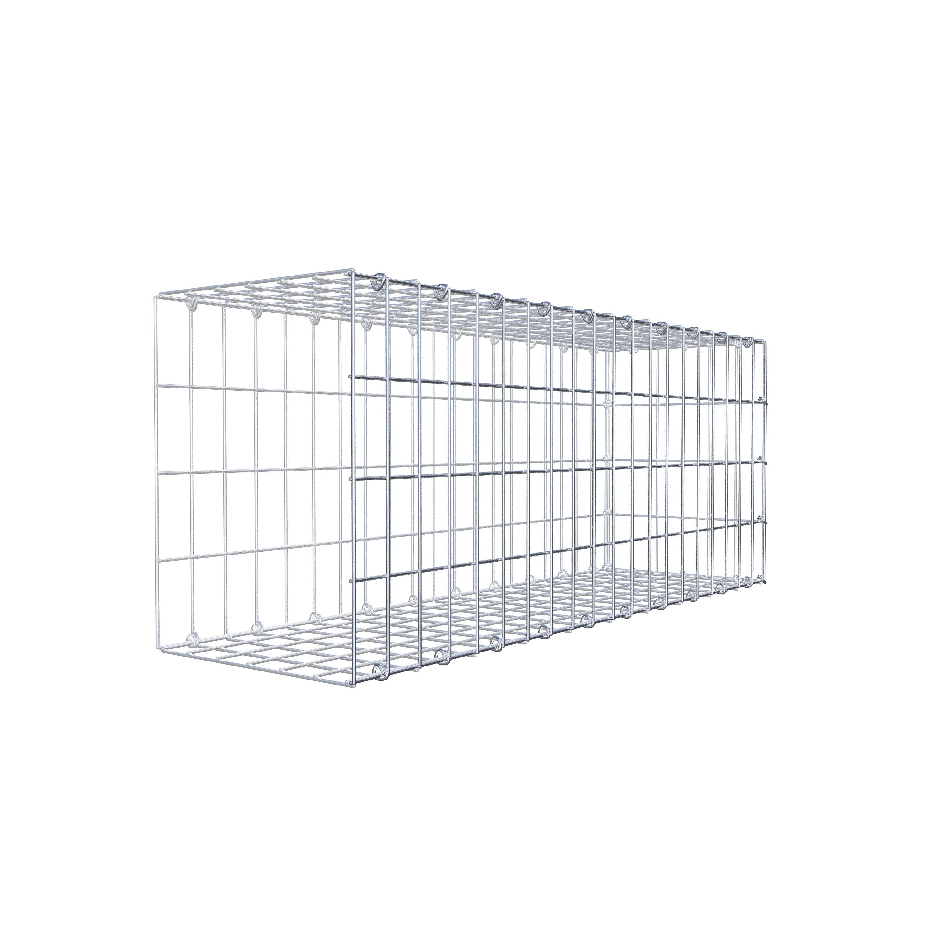 Pila adicional tipo 2 100 cm x 40 cm x 30 cm, malla 5 cm x 10 cm, anillo en C