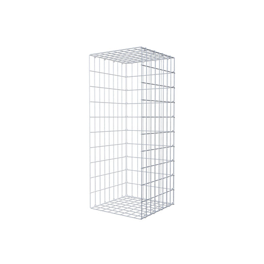 Monteret gabion type 2 100 cm x 40 cm x 40 cm, maskestørrelse 5 cm x 10 cm, C-ring