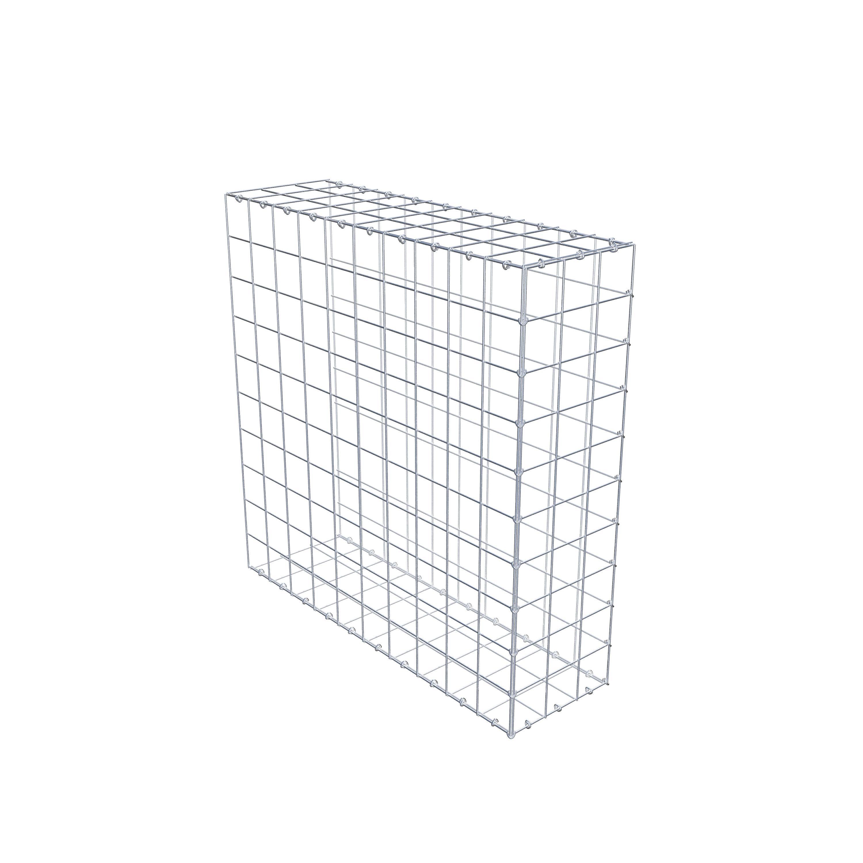 Fourche rapportée type 2 100 cm x 100 cm x 30 cm (L x H x P), mailles 10 cm x 10 cm, anneau C