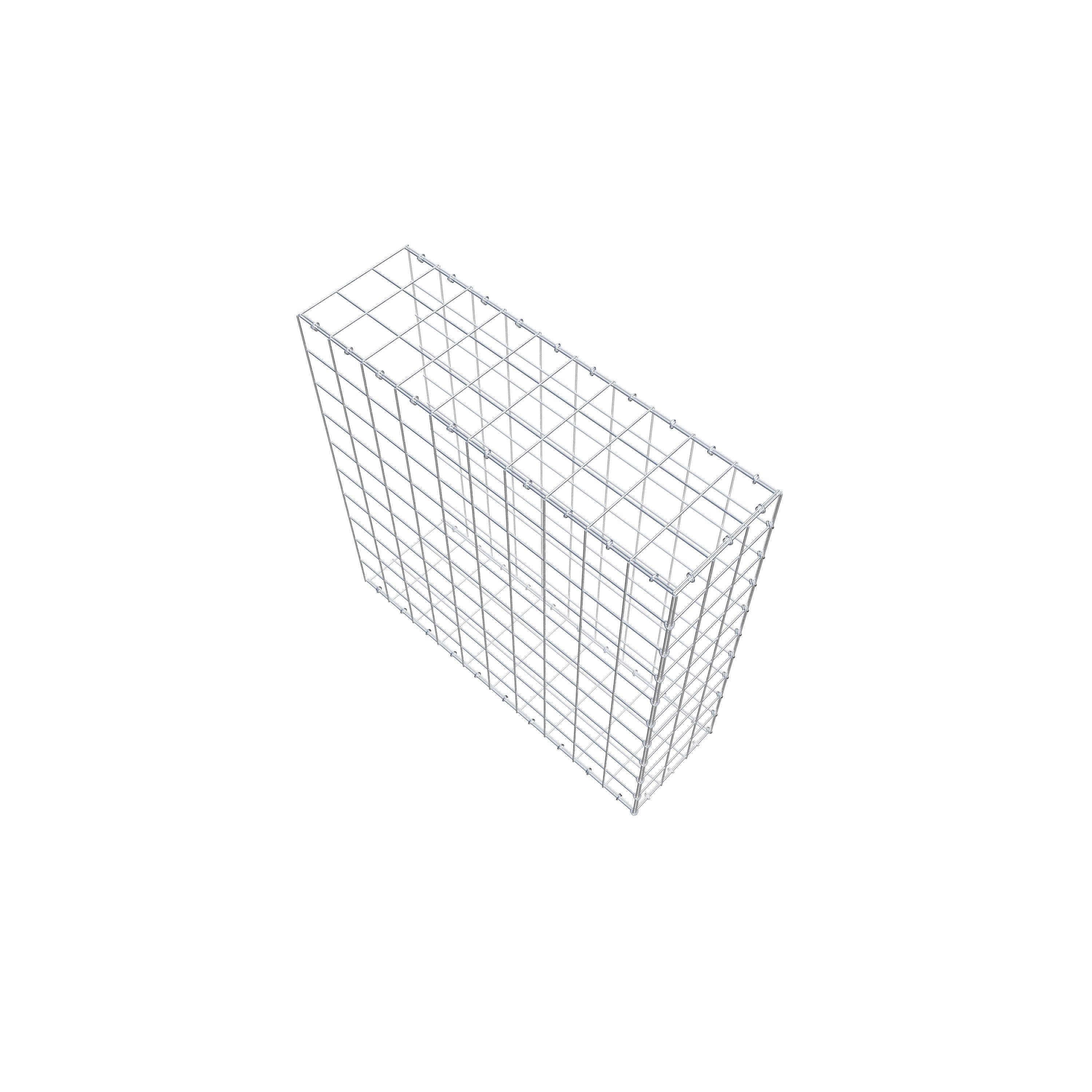 Fourche rapportée type 2 100 cm x 100 cm x 30 cm (L x H x P), mailles 10 cm x 10 cm, anneau C