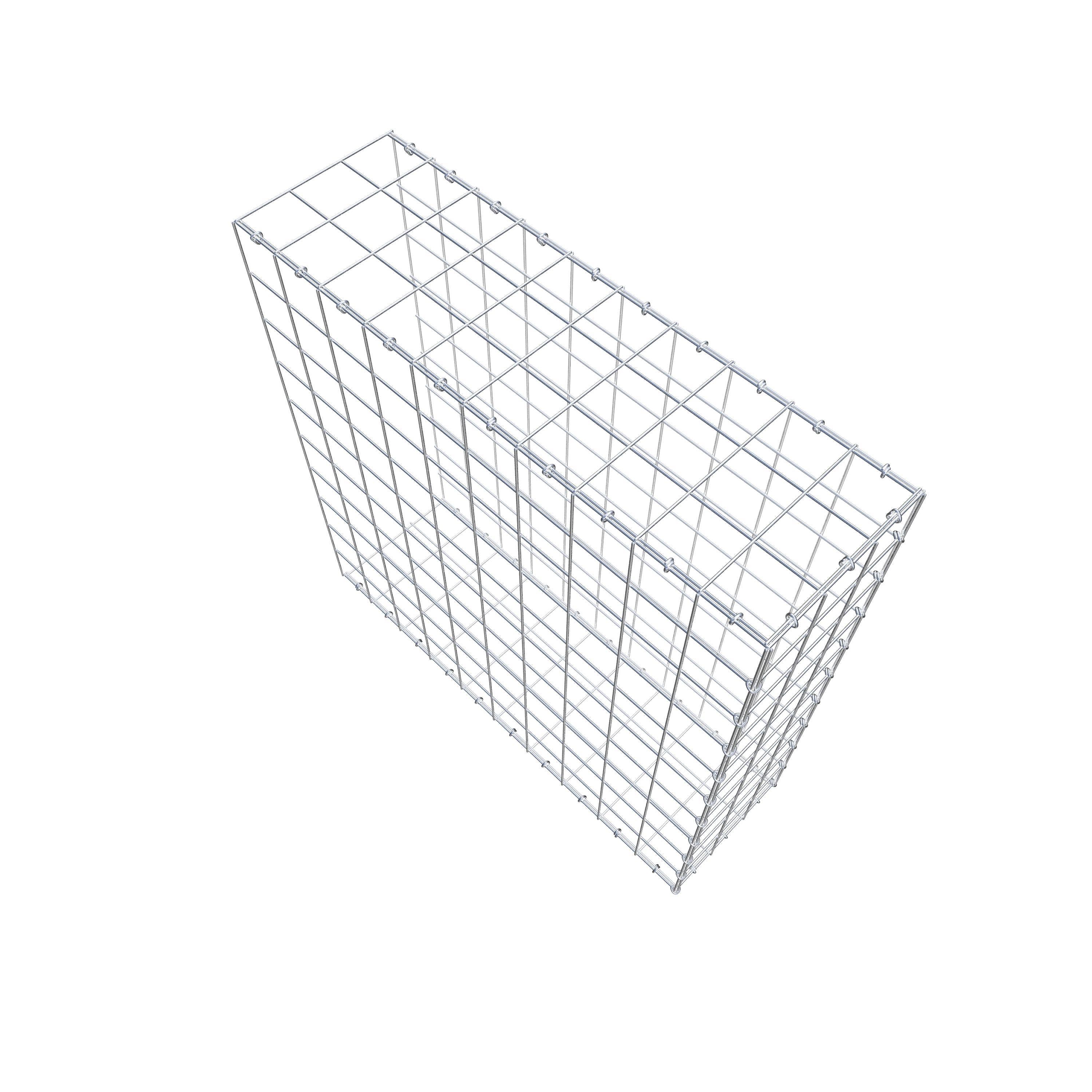 Fourche rapportée type 2 100 cm x 100 cm x 30 cm (L x H x P), mailles 10 cm x 10 cm, anneau C