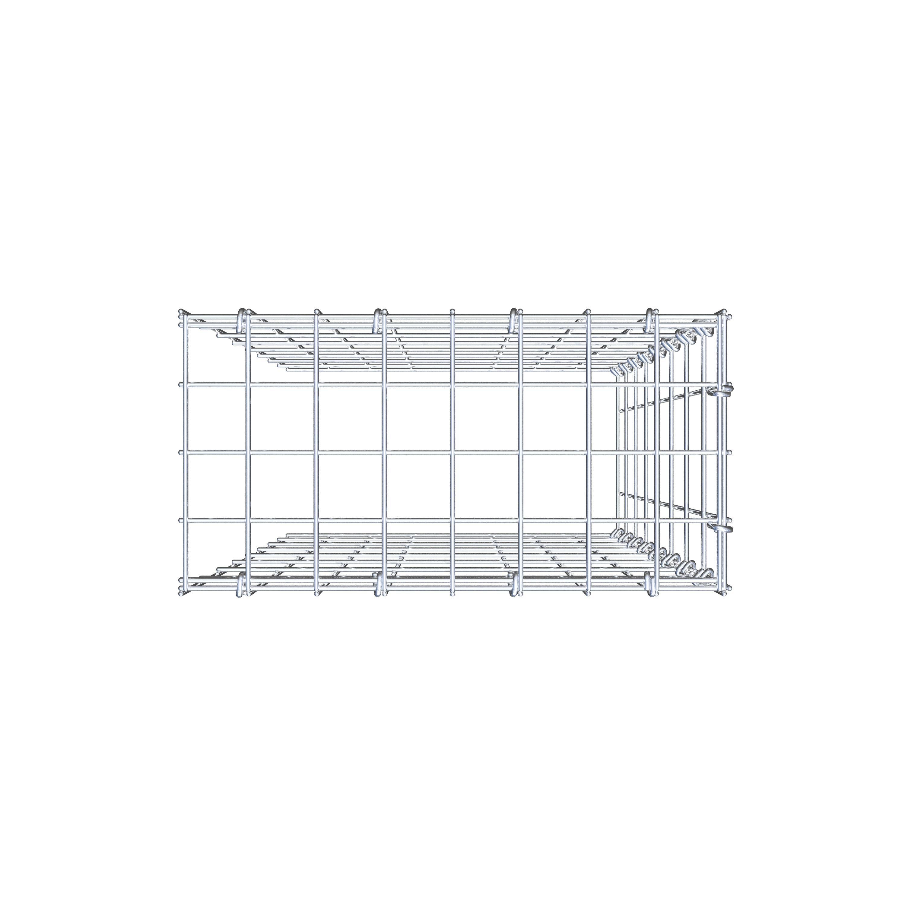 Pile aggiuntivo tipo 4 80 cm x 40 cm x 20 cm (L x H x P), maglia 5 cm x 10 cm, anello a C