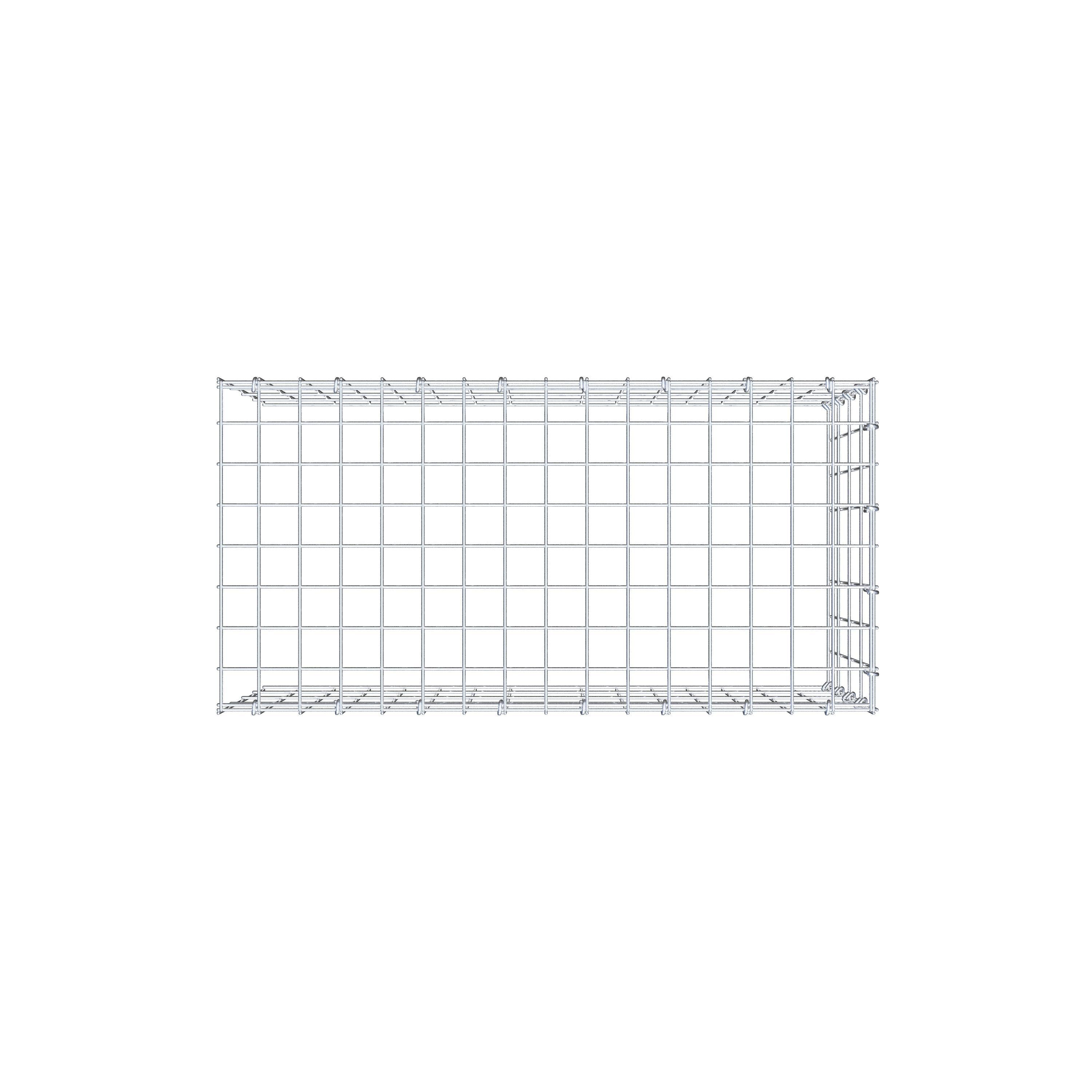 Tilläggspåle typ 4 80 cm x 40 cm x 40 cm (L x H x D), maskstorlek 5 cm x 10 cm, C-ring