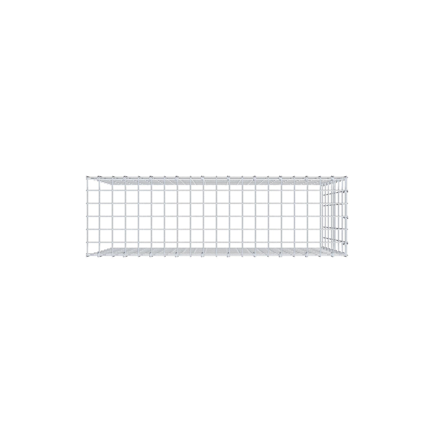 Anbaugabione Typ 4 100 cm x 70 cm x 30 cm (L x H x T), Maschenweite 5 cm x 10 cm, C-Ring