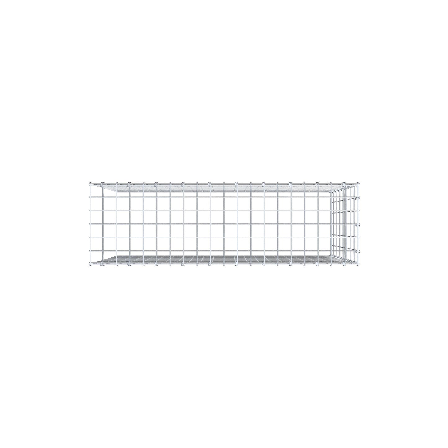 Anbaugabione Typ 4 100 cm x 80 cm x 30 cm (L x H x T), Maschenweite 5 cm x 10 cm, C-Ring