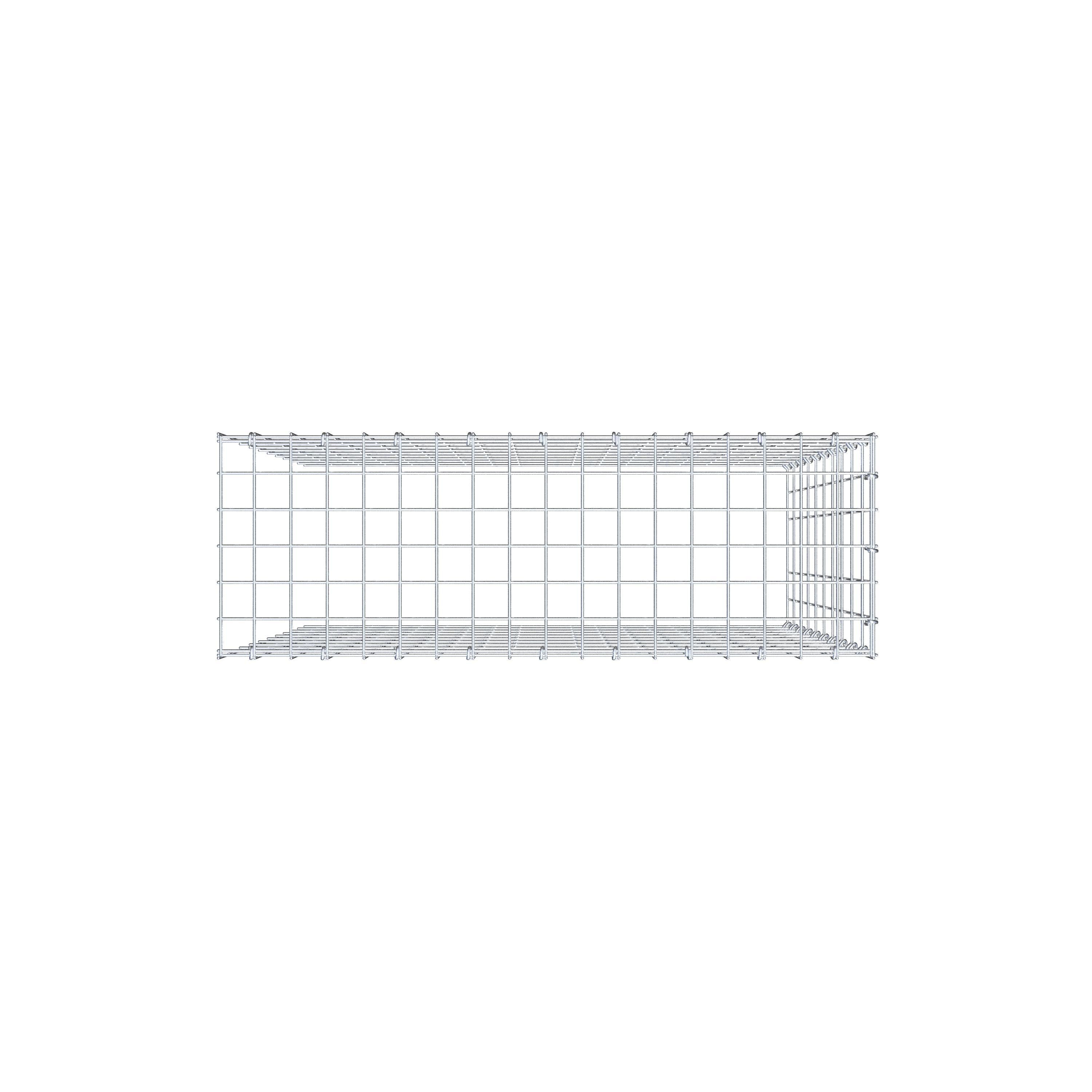Extra gabion typ 4 100 cm x 90 cm x 30 cm (L x H x D), maskstorlek 5 cm x 10 cm, C-ring