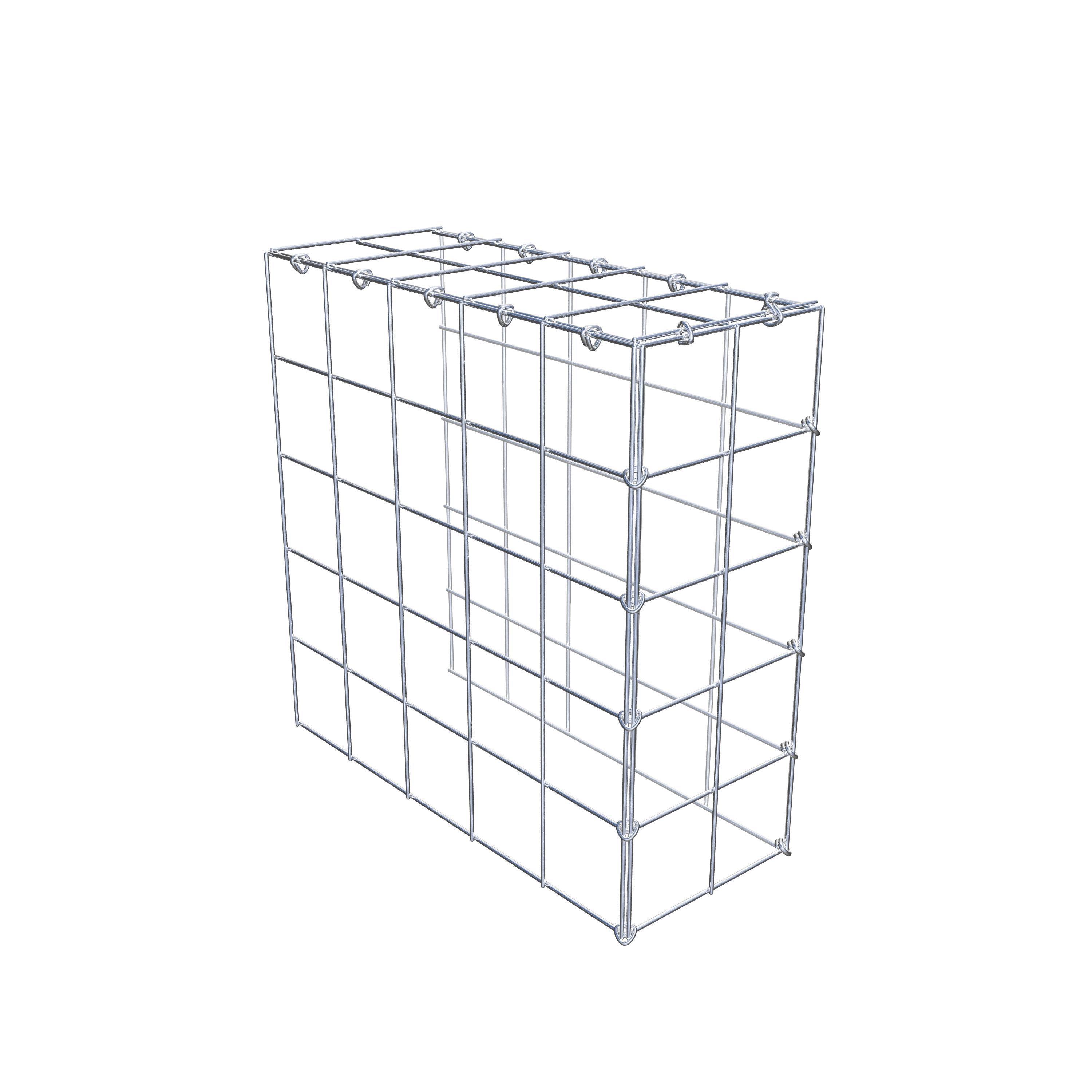Extra gabion typ 4 50 cm x 50 cm x 20 cm (L x H x D), maskstorlek 10 cm x 10 cm, C-ring