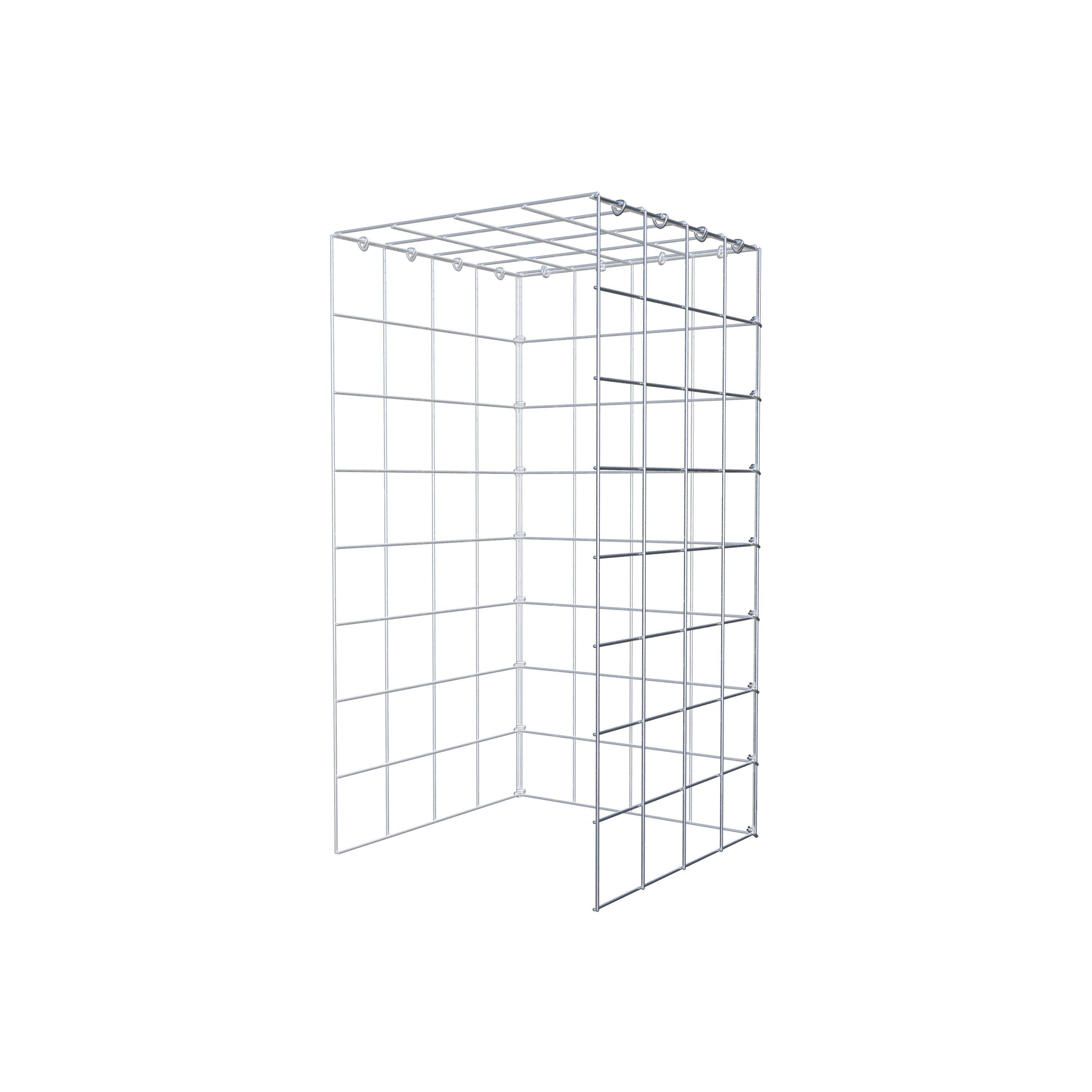 Pile aggiuntivo tipo 4 80 cm x 40 cm x 40 cm (L x H x P), maglia 10 cm x 10 cm, anello a C
