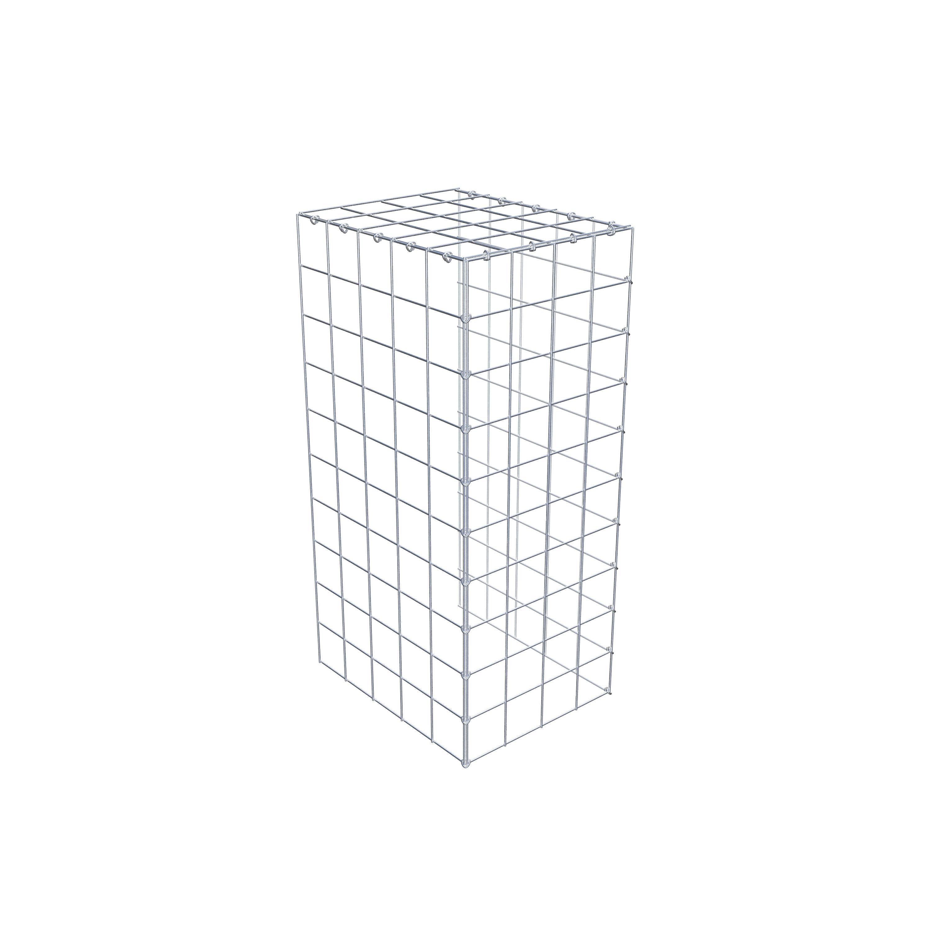 Pile aggiuntivo tipo 4 100 cm x 50 cm x 40 cm (L x H x P), maglia 10 cm x 10 cm, anello a C