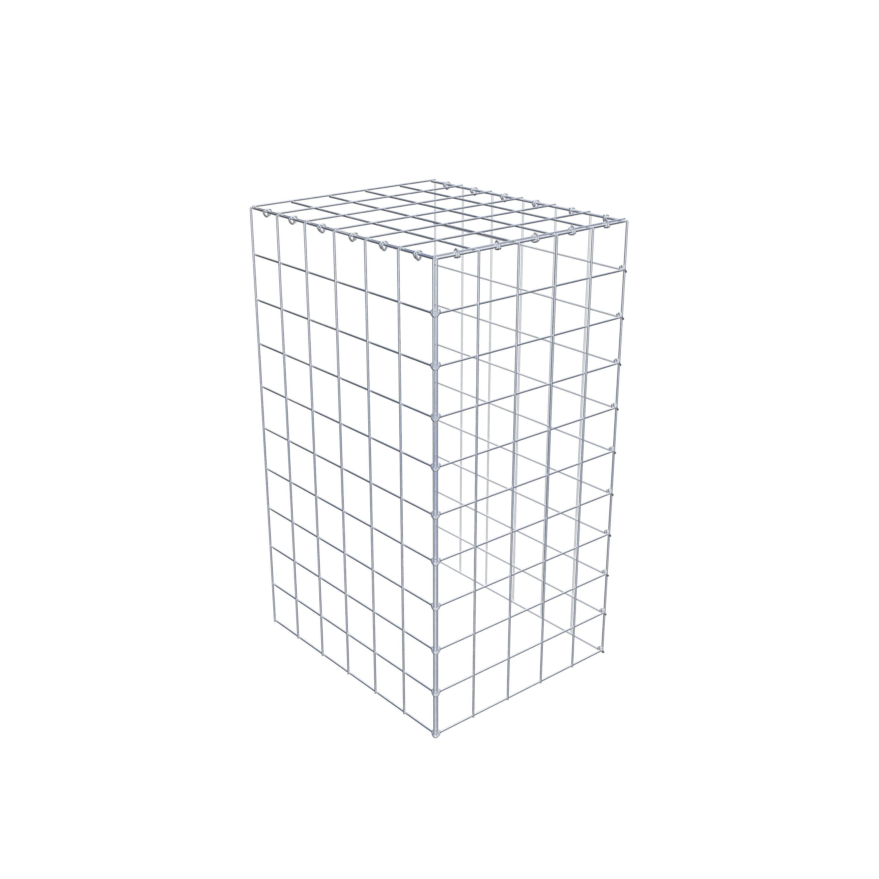 Add-on schanskorf type 4 100 cm x 60 cm x 50 cm (L x H x D), maaswijdte 10 cm x 10 cm, C-ring