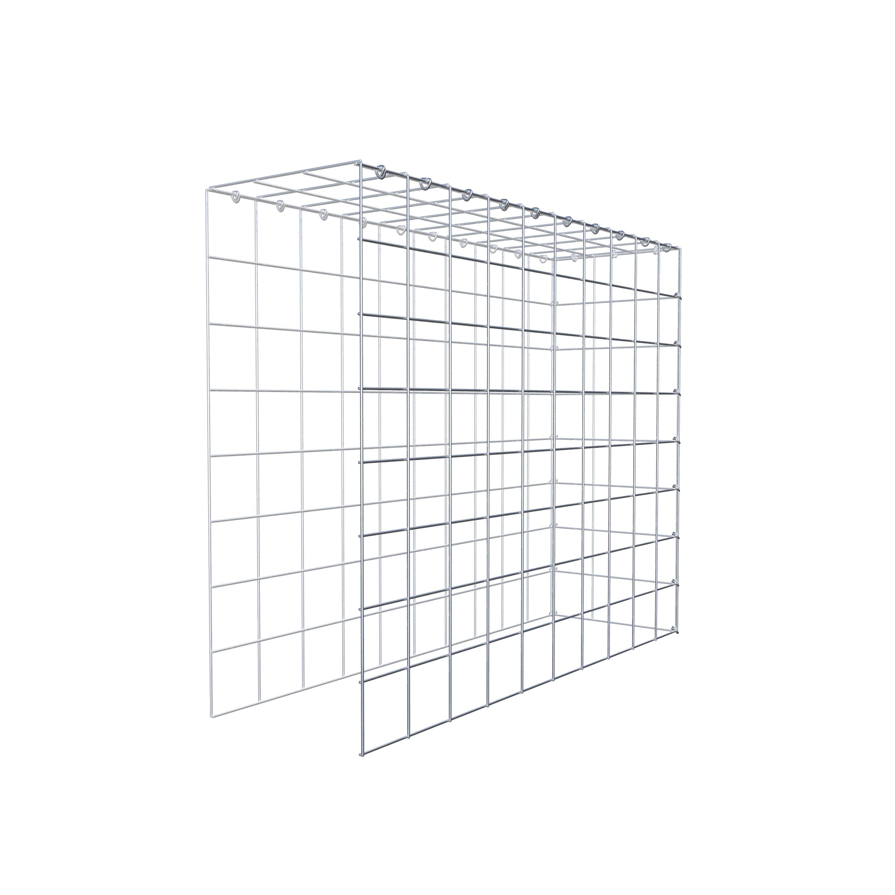 Gabião Tipo 4 100 cm x 80 cm x 30 cm (C x A x P), malhagem 10 cm x 10 cm, anel C