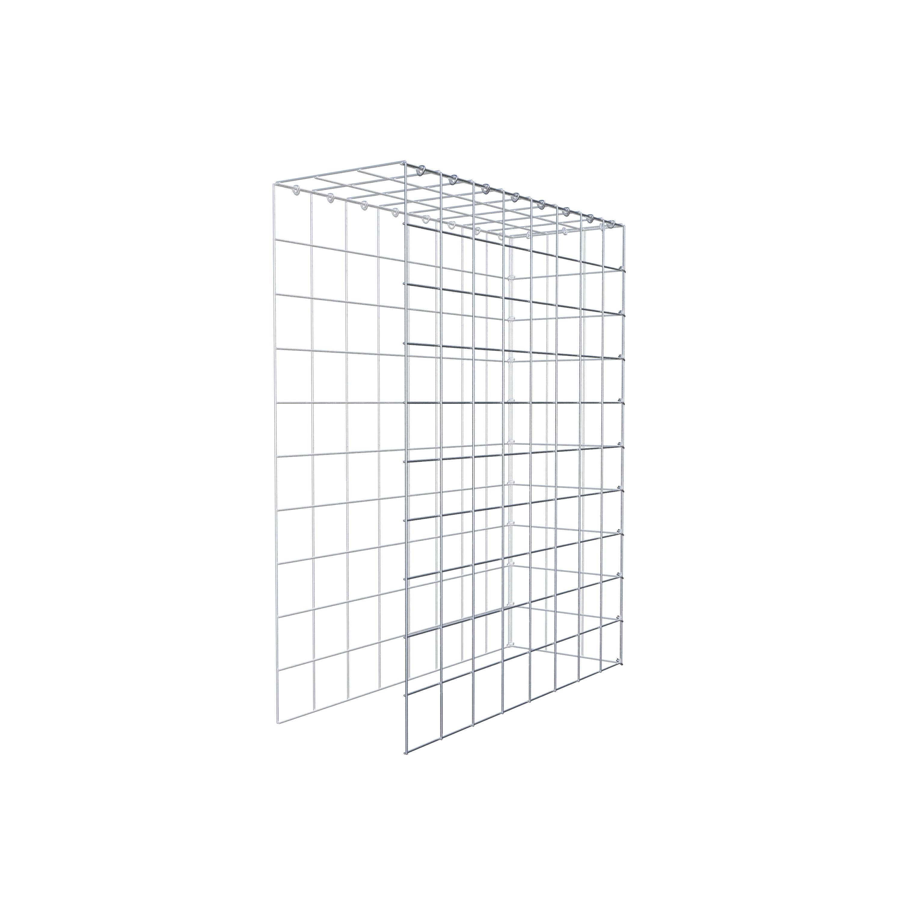 Gabião Tipo 4 100 cm x 80 cm x 30 cm (C x A x P), malhagem 10 cm x 10 cm, anel C