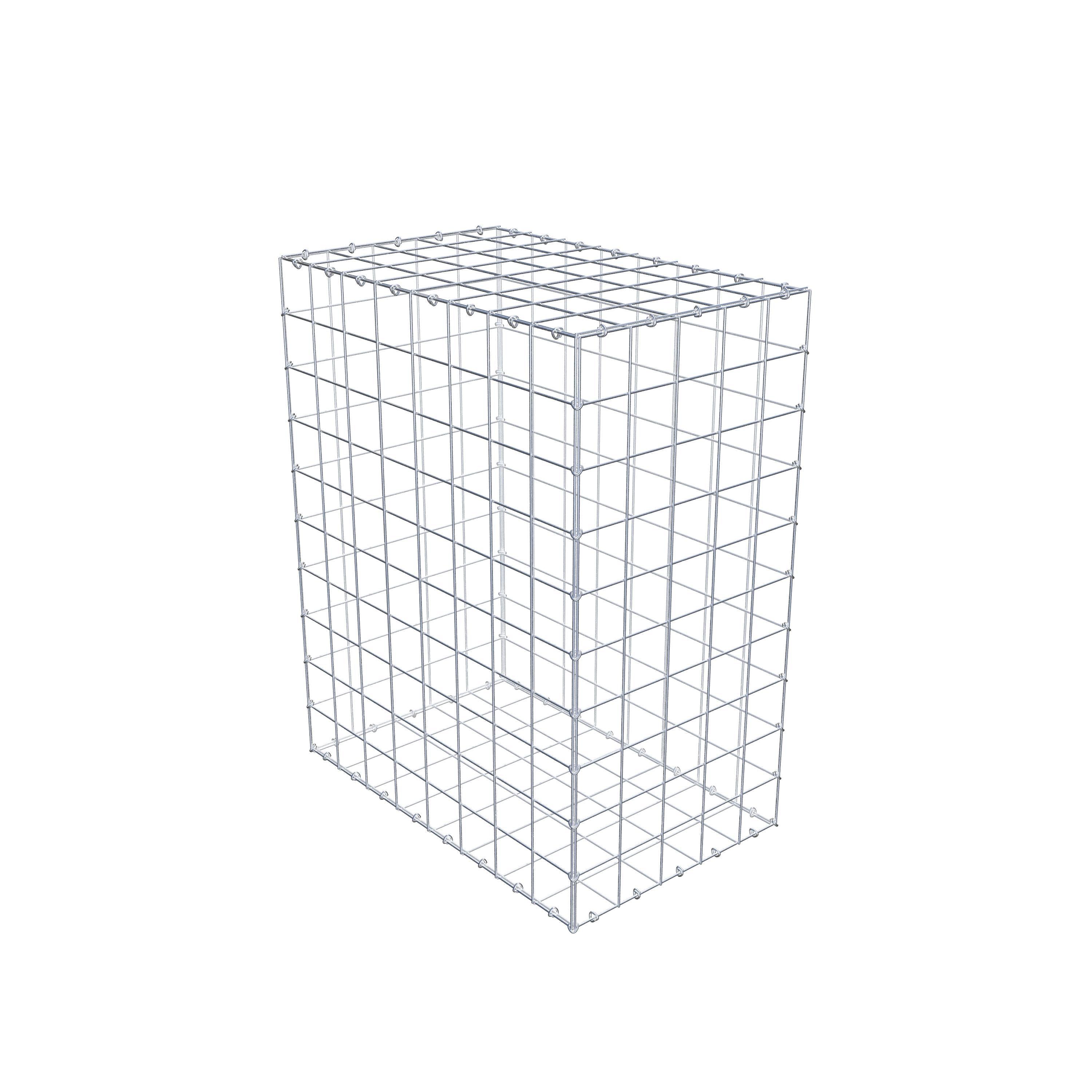 Gabião 100 cm x 80 cm x 50 cm (C x A x P), malhagem 10 cm x 10 cm, anel C