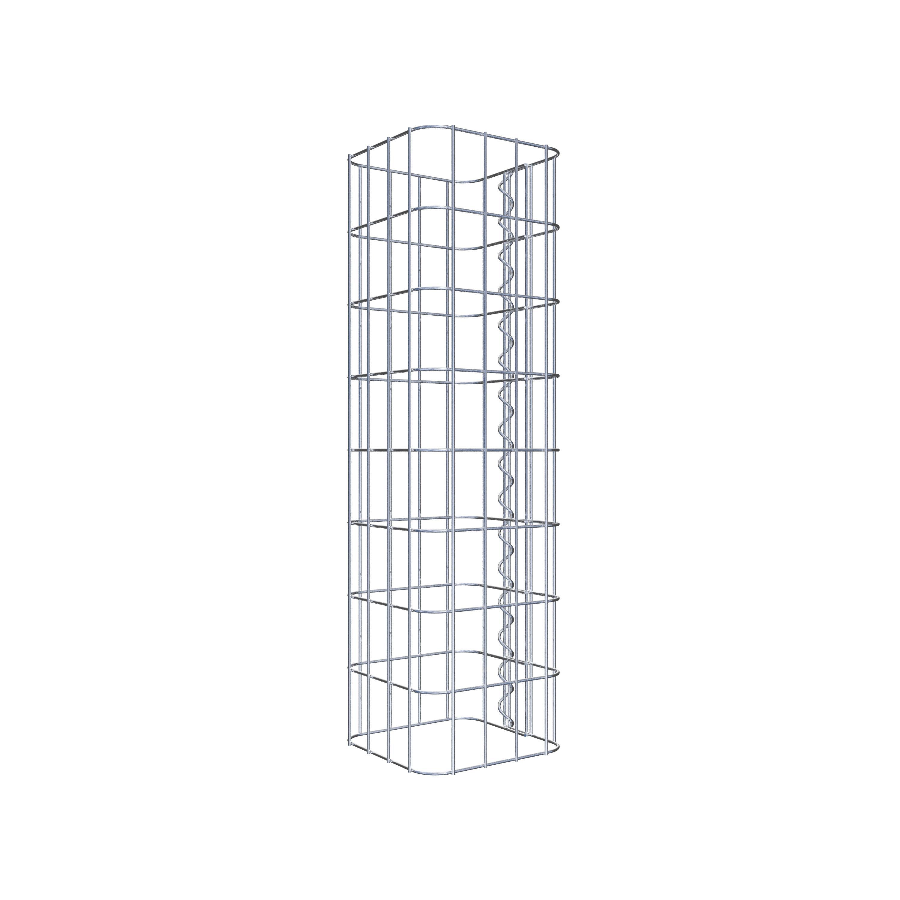 Gabion column 22 x 22 cm, MW 5 x 10 cm square