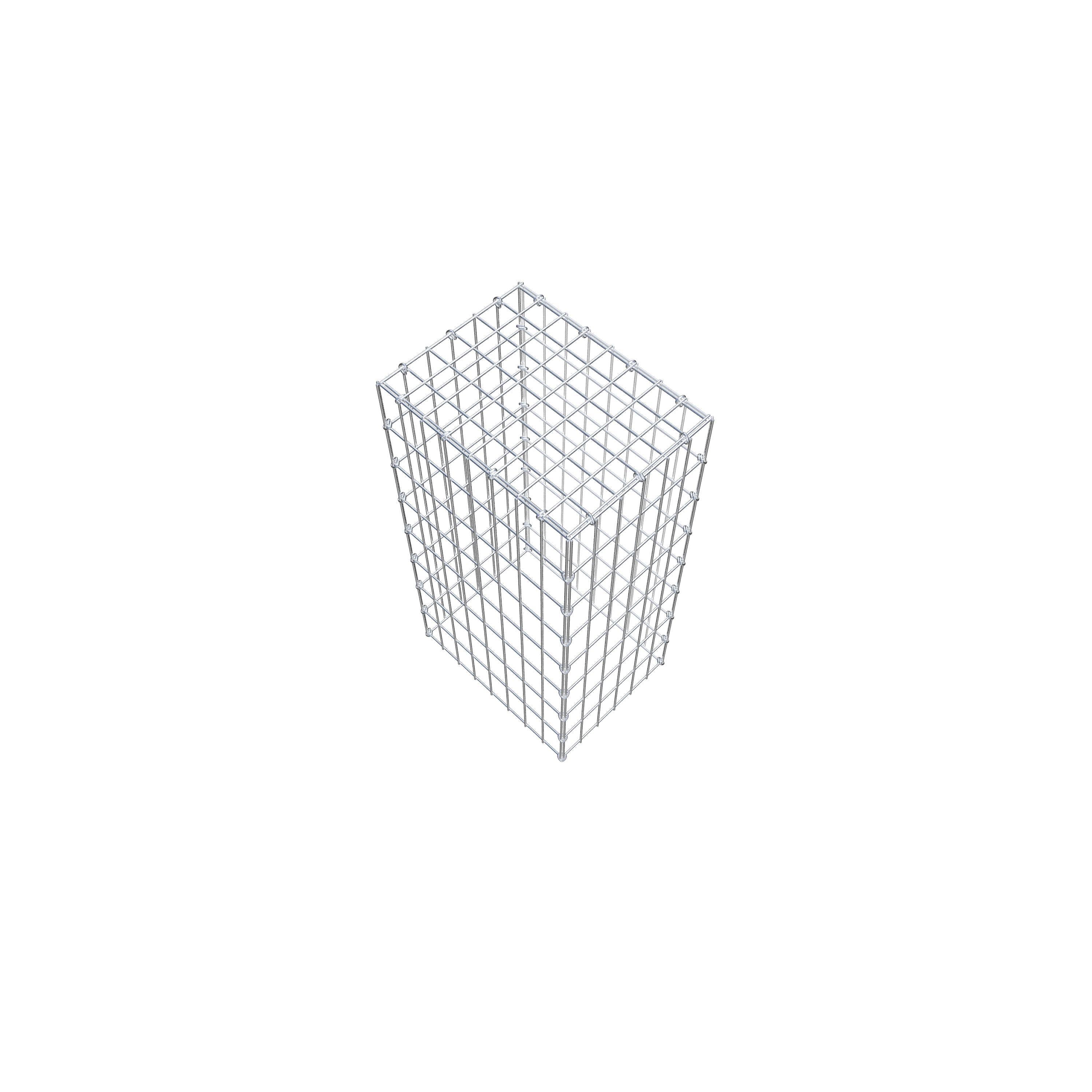 Tilläggspåle typ 3 80 cm x 40 cm x 30 cm (L x H x D), maskstorlek 5 cm x 10 cm, C-ring