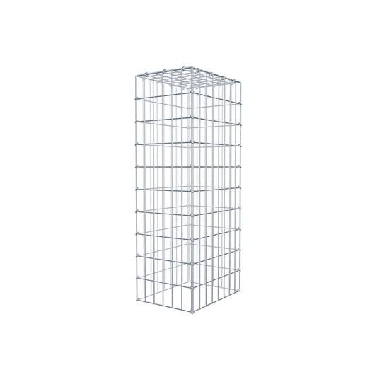 Anbaugabione Typ 3 100 cm x 40 cm x 30 cm (L x H x T), Maschenweite 5 cm x 10 cm, C-Ring