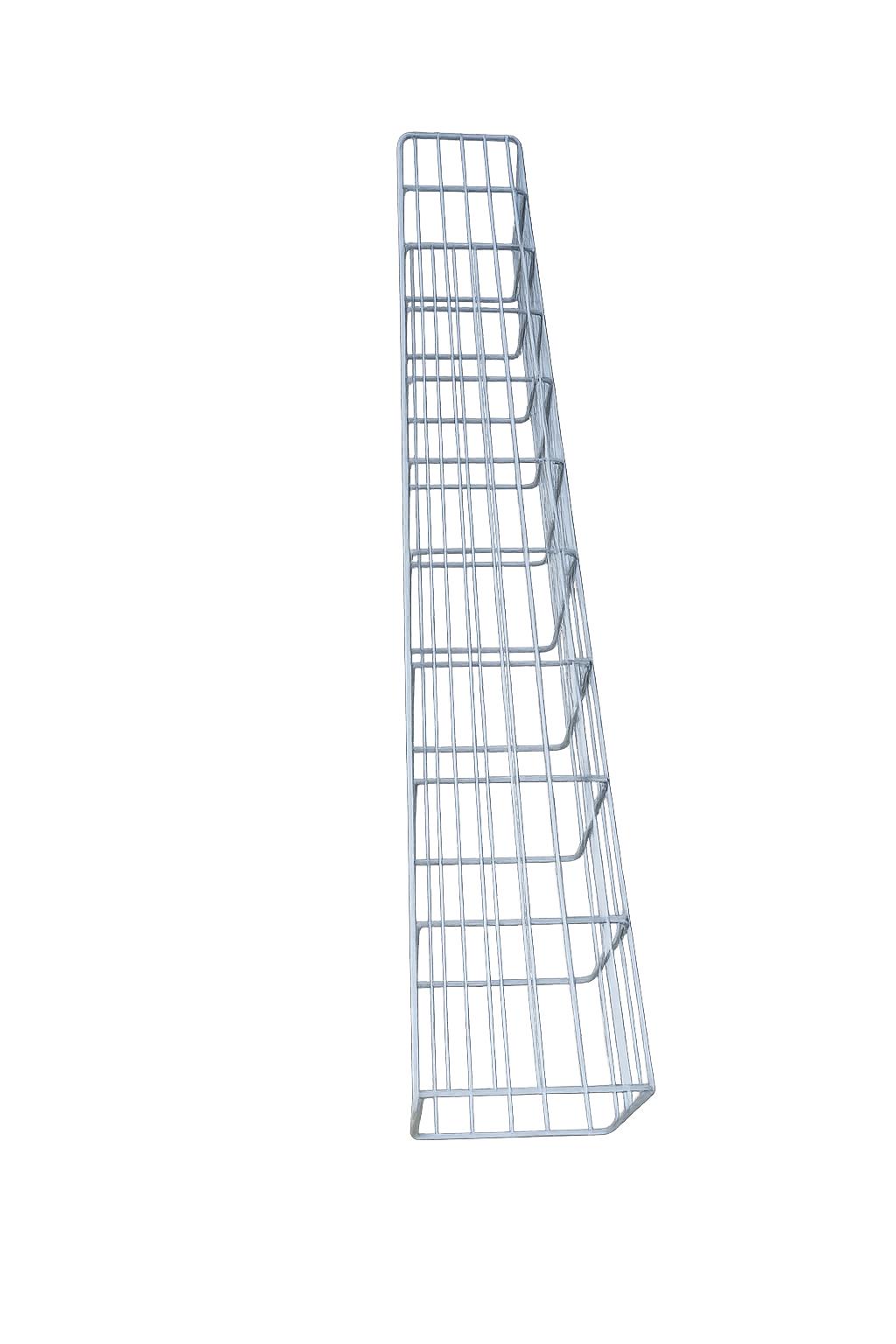 Colonne de gabion carrée galvanisée à chaud, 27,3 cm x 27,3 cm, 200 cm de hauteur, MW 5 cm x 20 cm, fil 8/6 mm